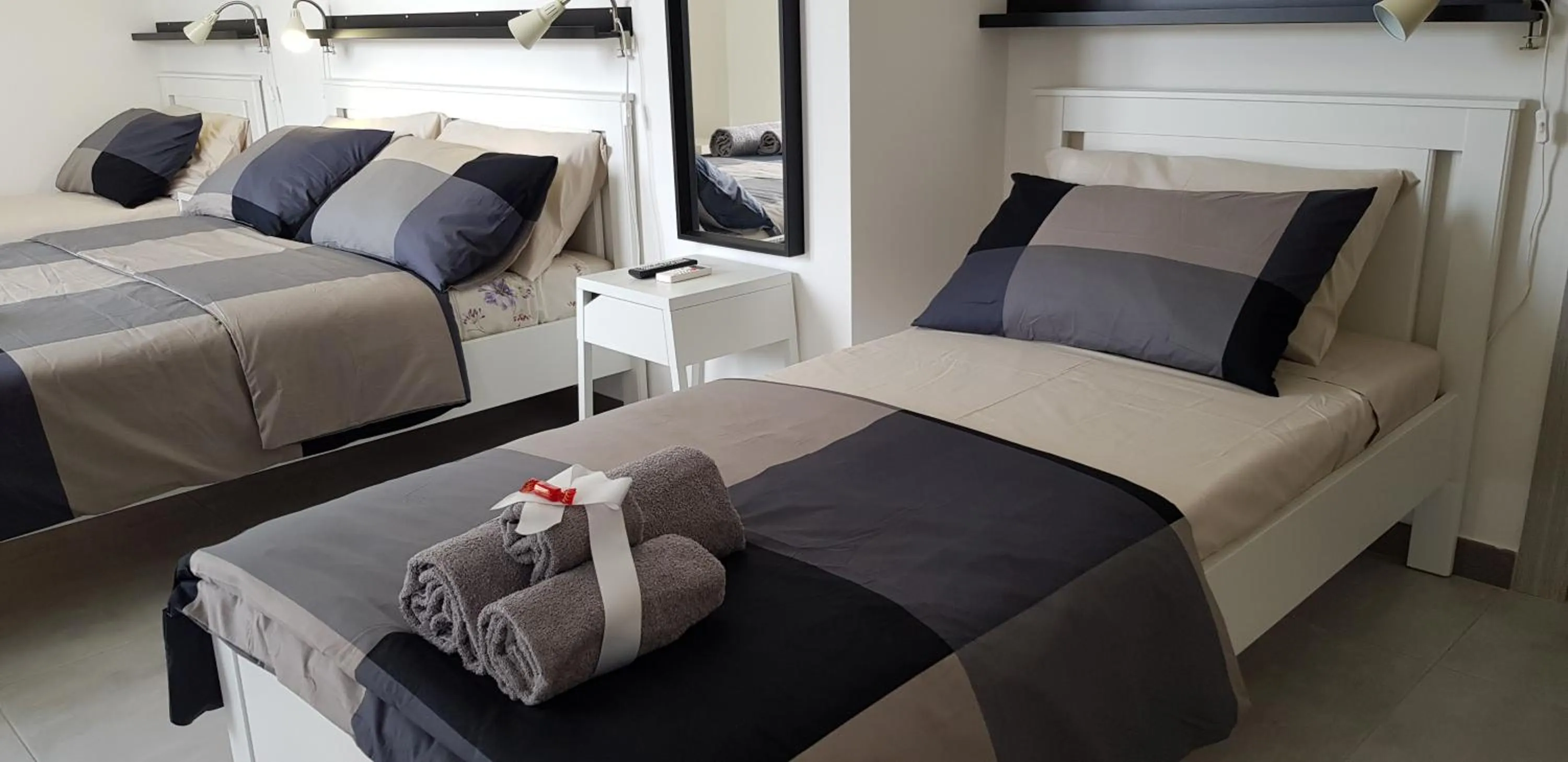 Bedroom, Bed in Punto Blu Relax