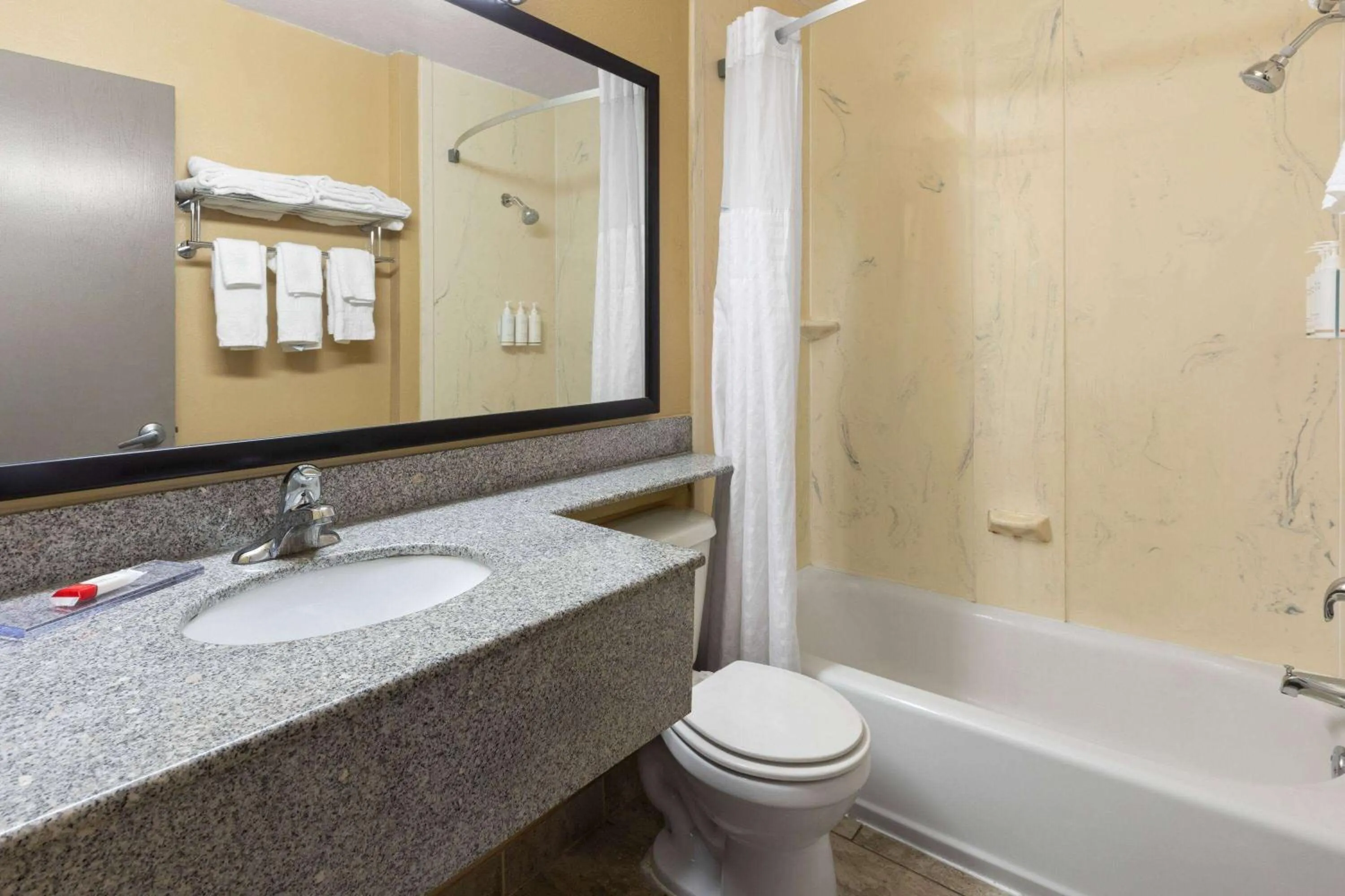 Bathroom in Days Inn by Wyndham Wauseon