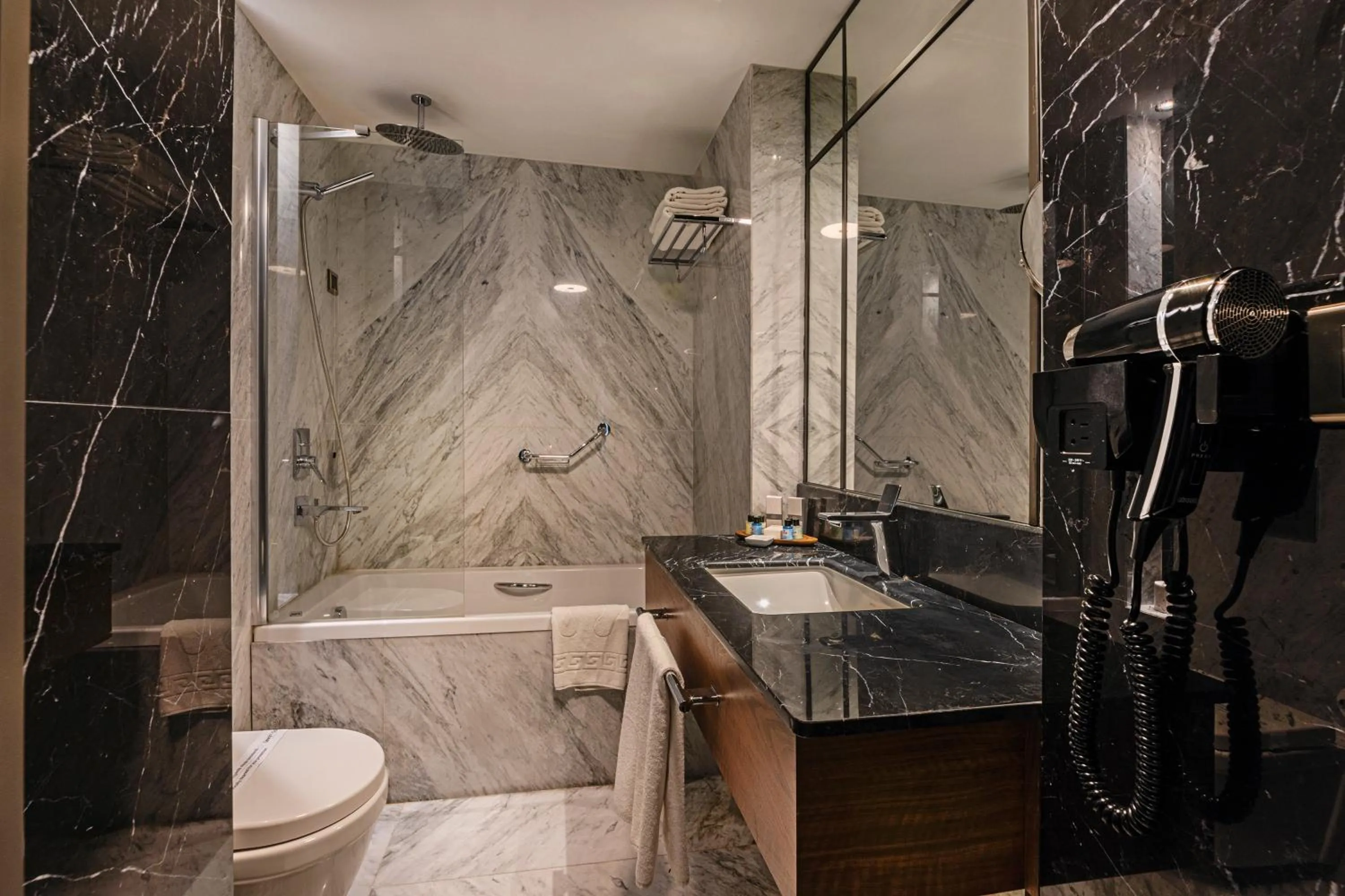 Shower in Levni Plus Hotel