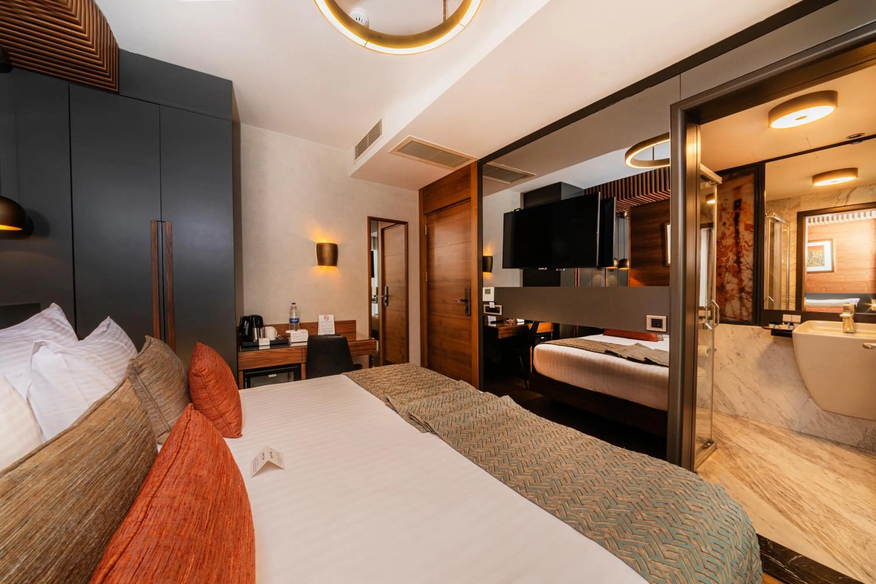 Bed in Levni Plus Hotel