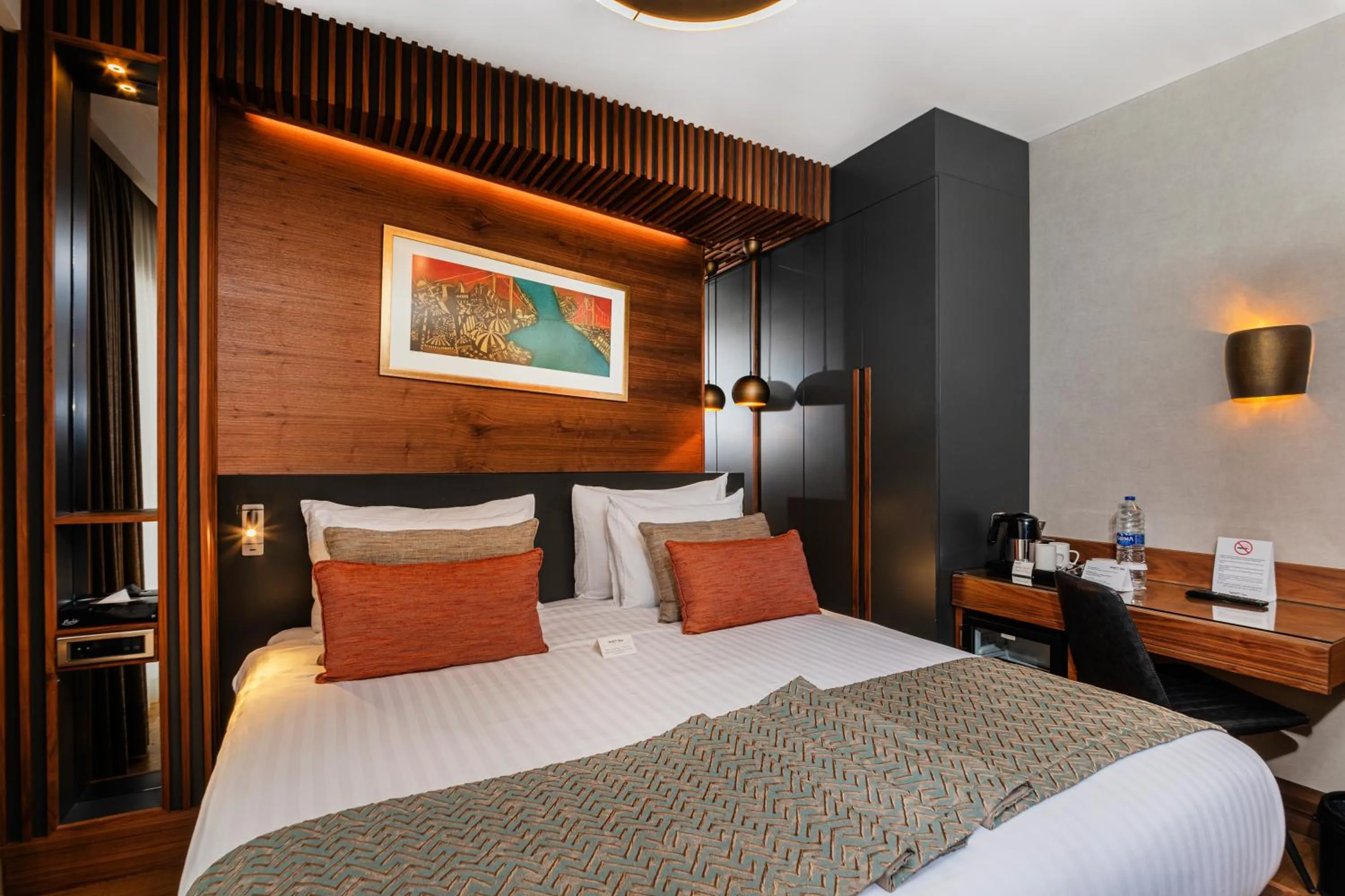 Bed in Levni Plus Hotel