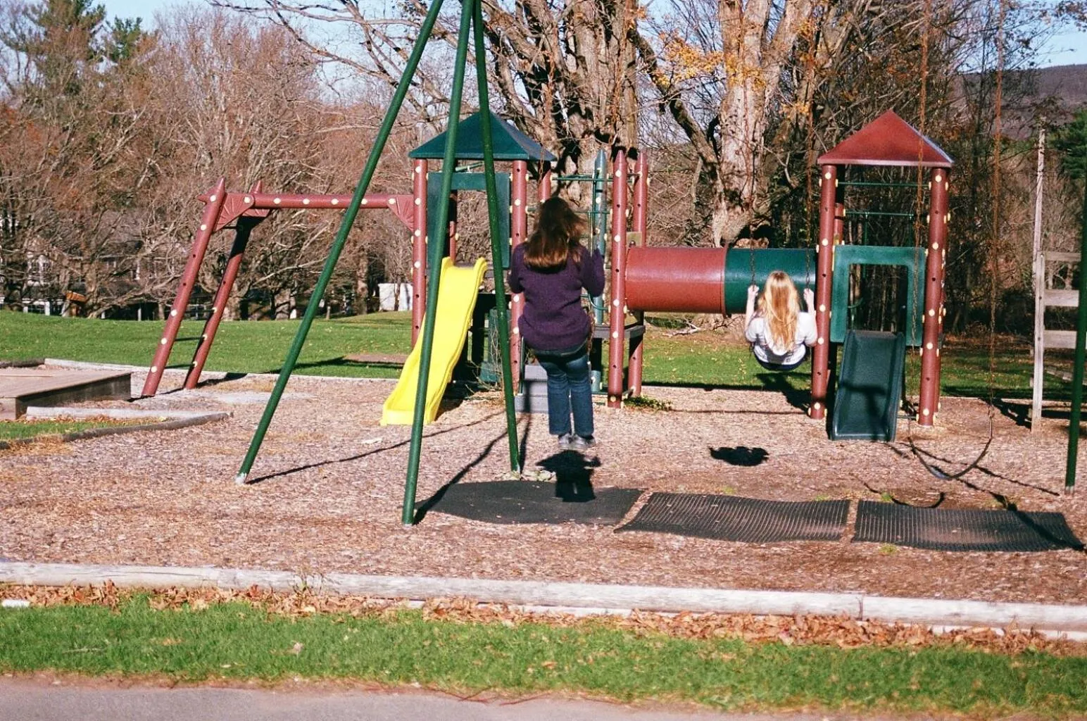 Bed in Winter Clove Family Inn