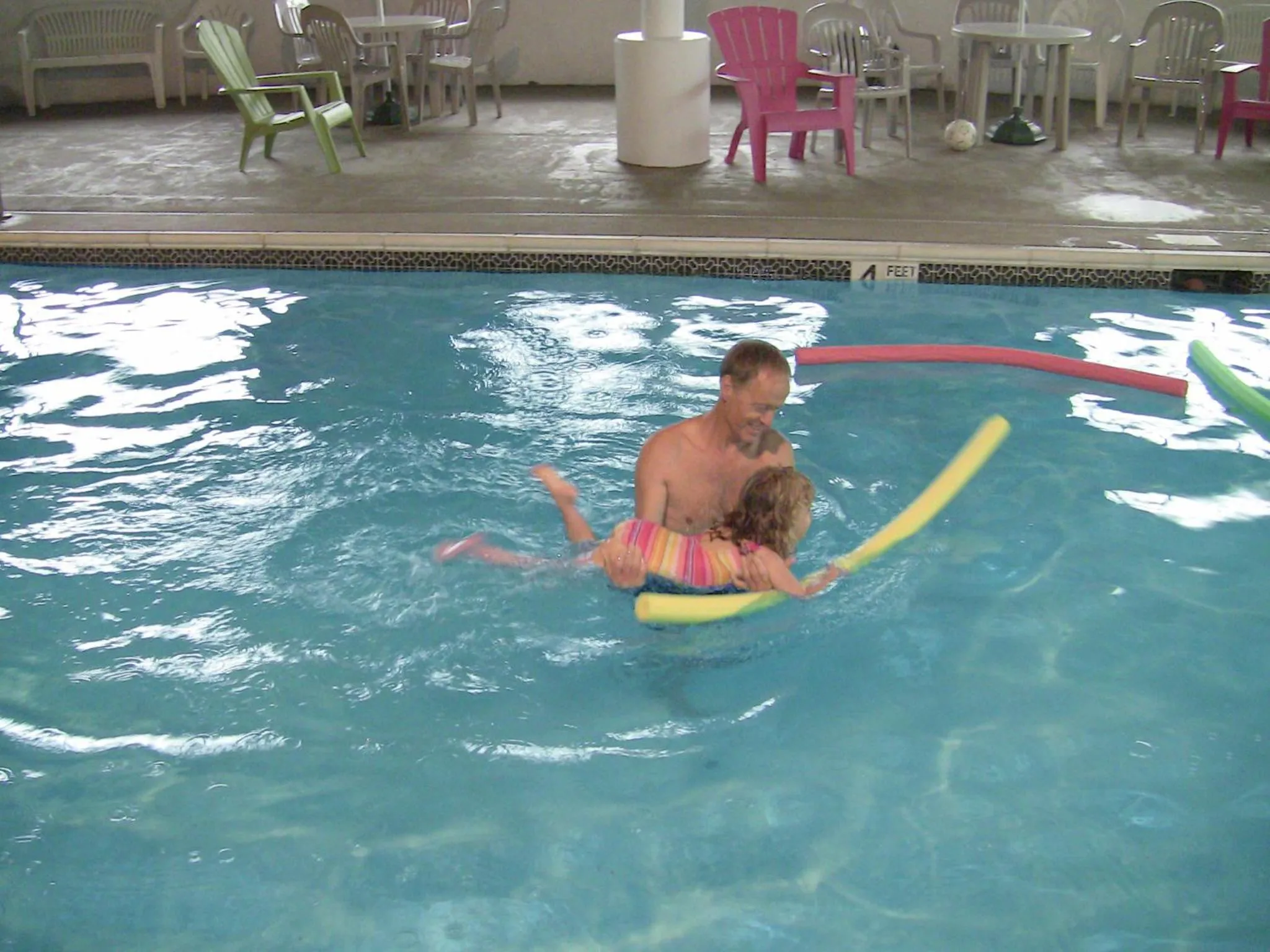 Bed in Winter Clove Family Inn