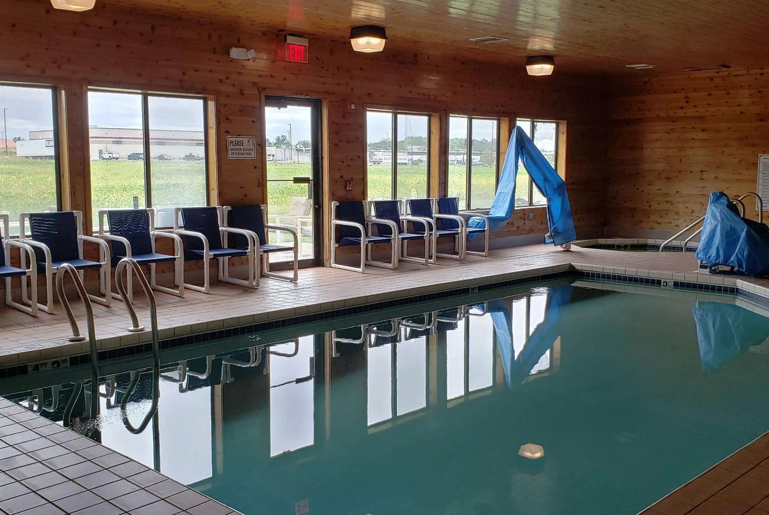 Swimming pool in AmericInn by Wyndham Mauston