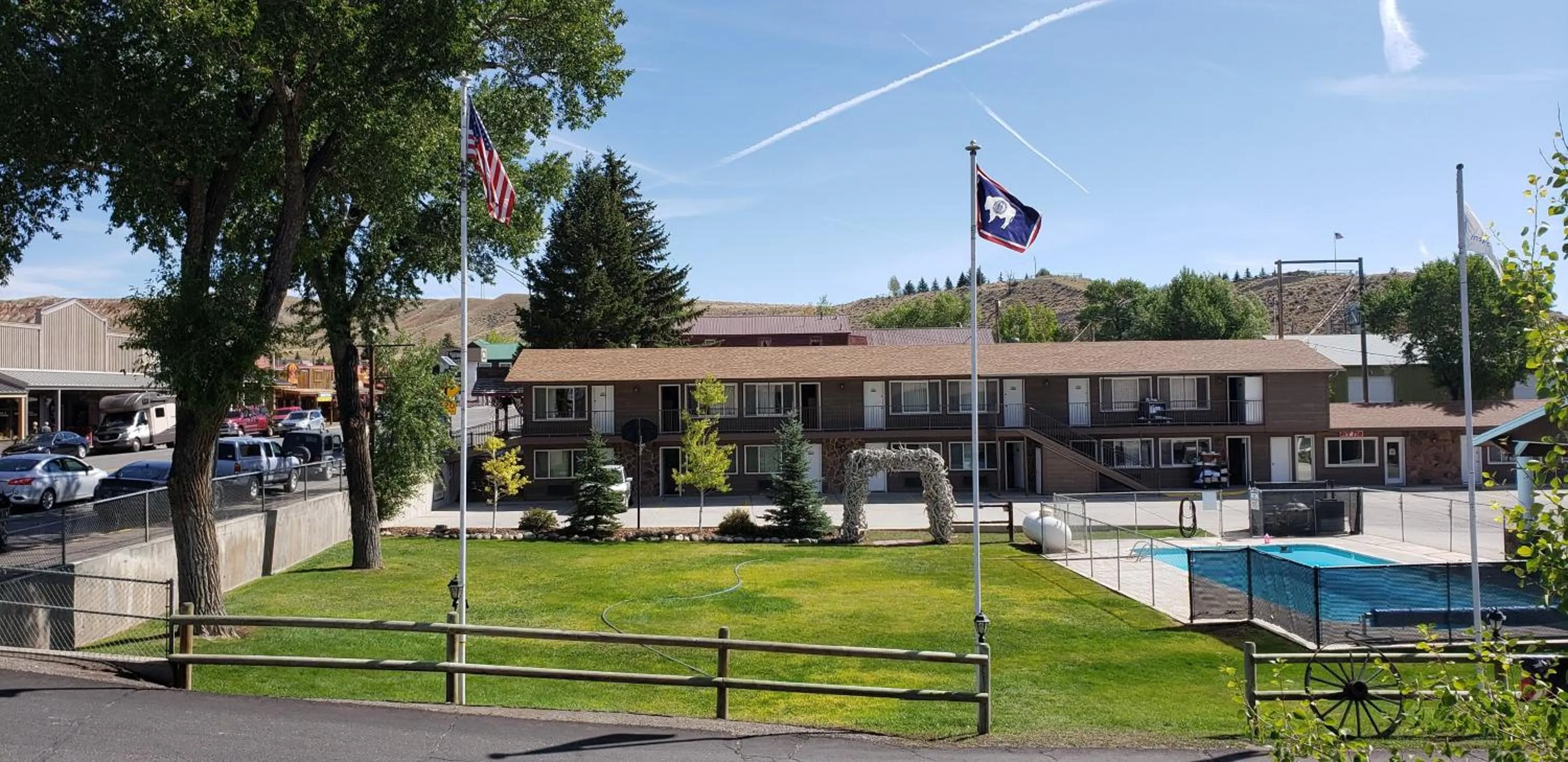 Property building in Stagecoach Inn & Suites