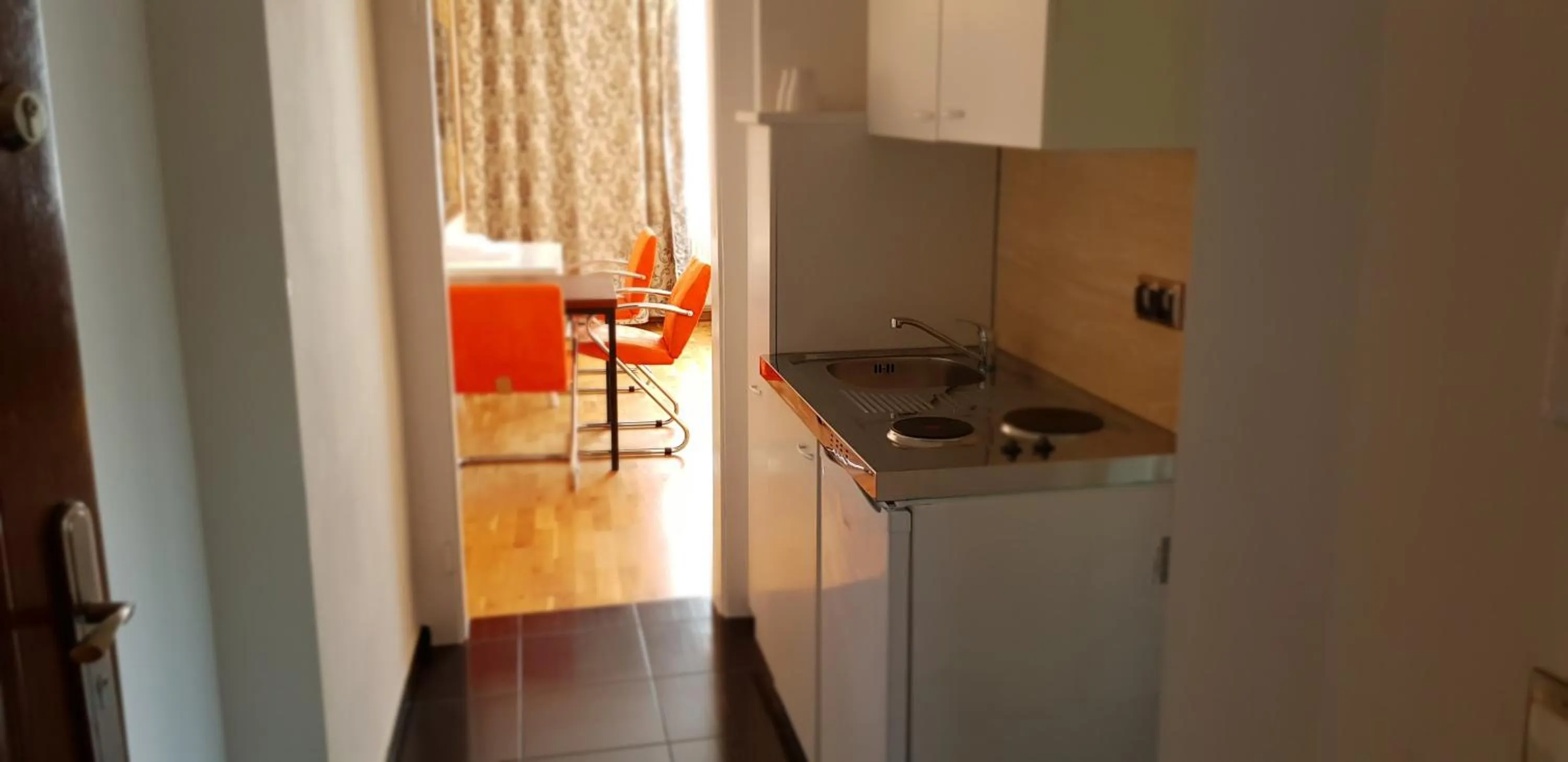 Kitchen or kitchenette in Hotel-Villa Lalee