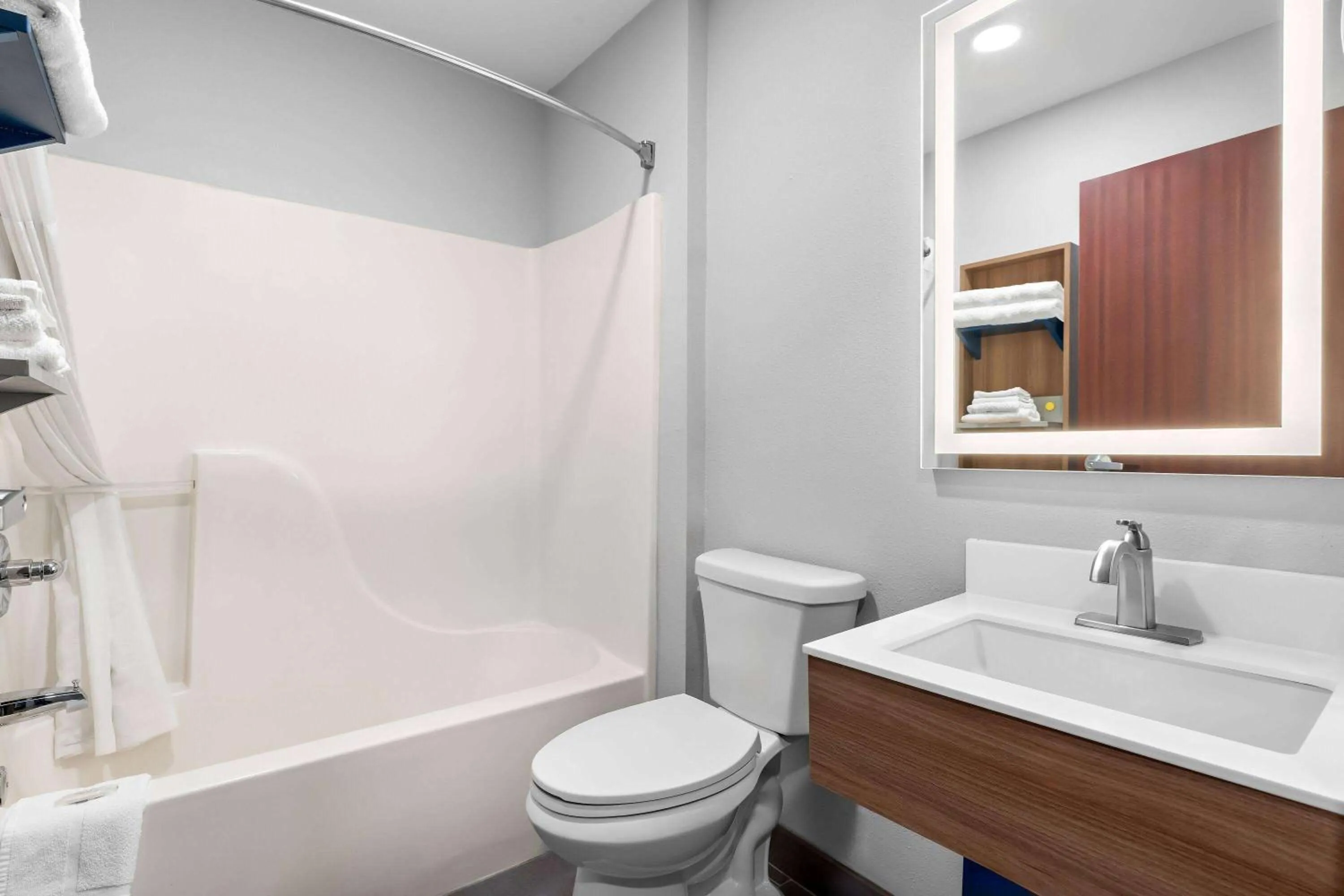 Bathroom in Microtel Inn & Suites by Wyndham Tulsa - Catoosa Route 66