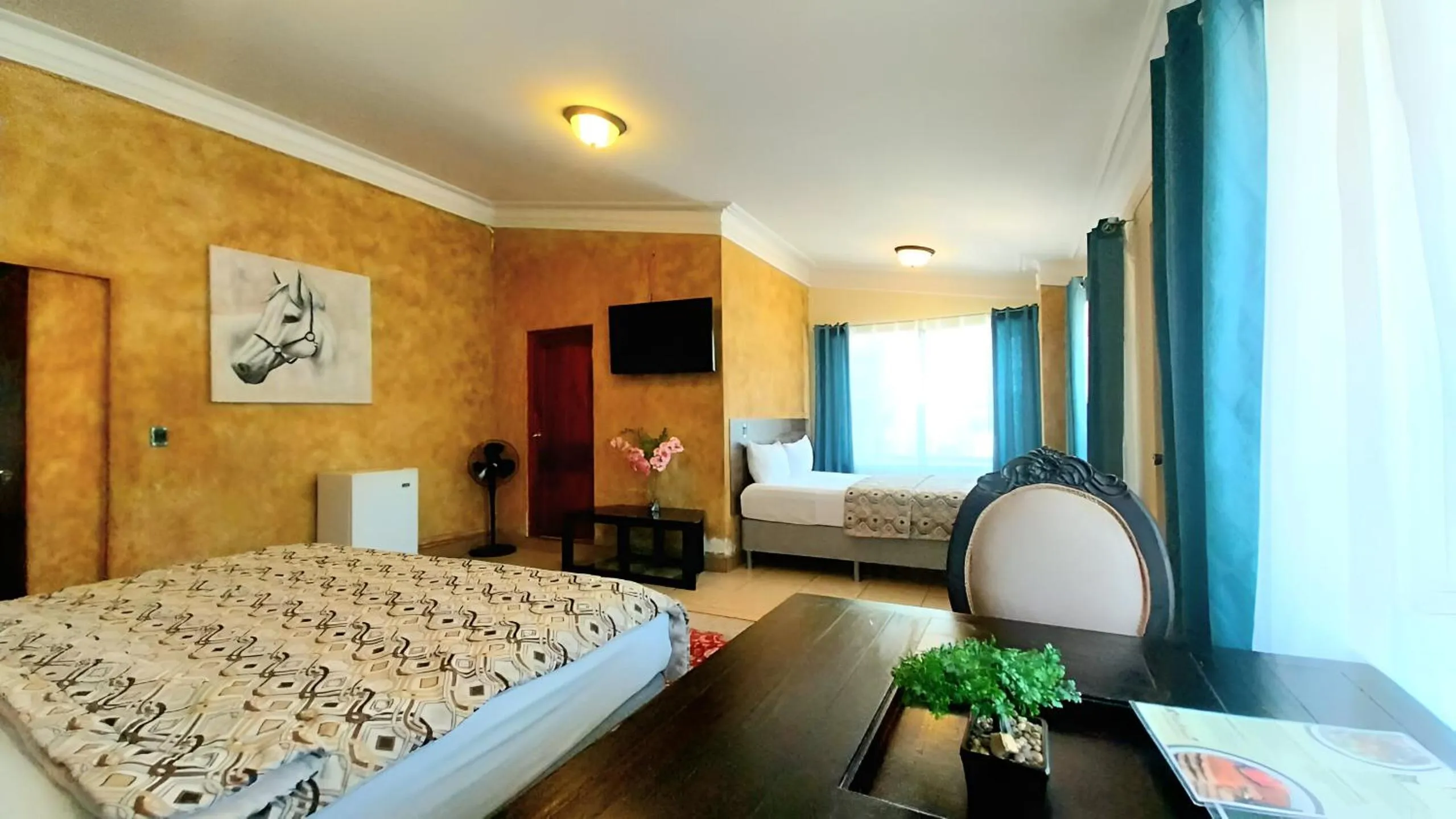 Bed in Hotel Don Felipe Aeropuerto