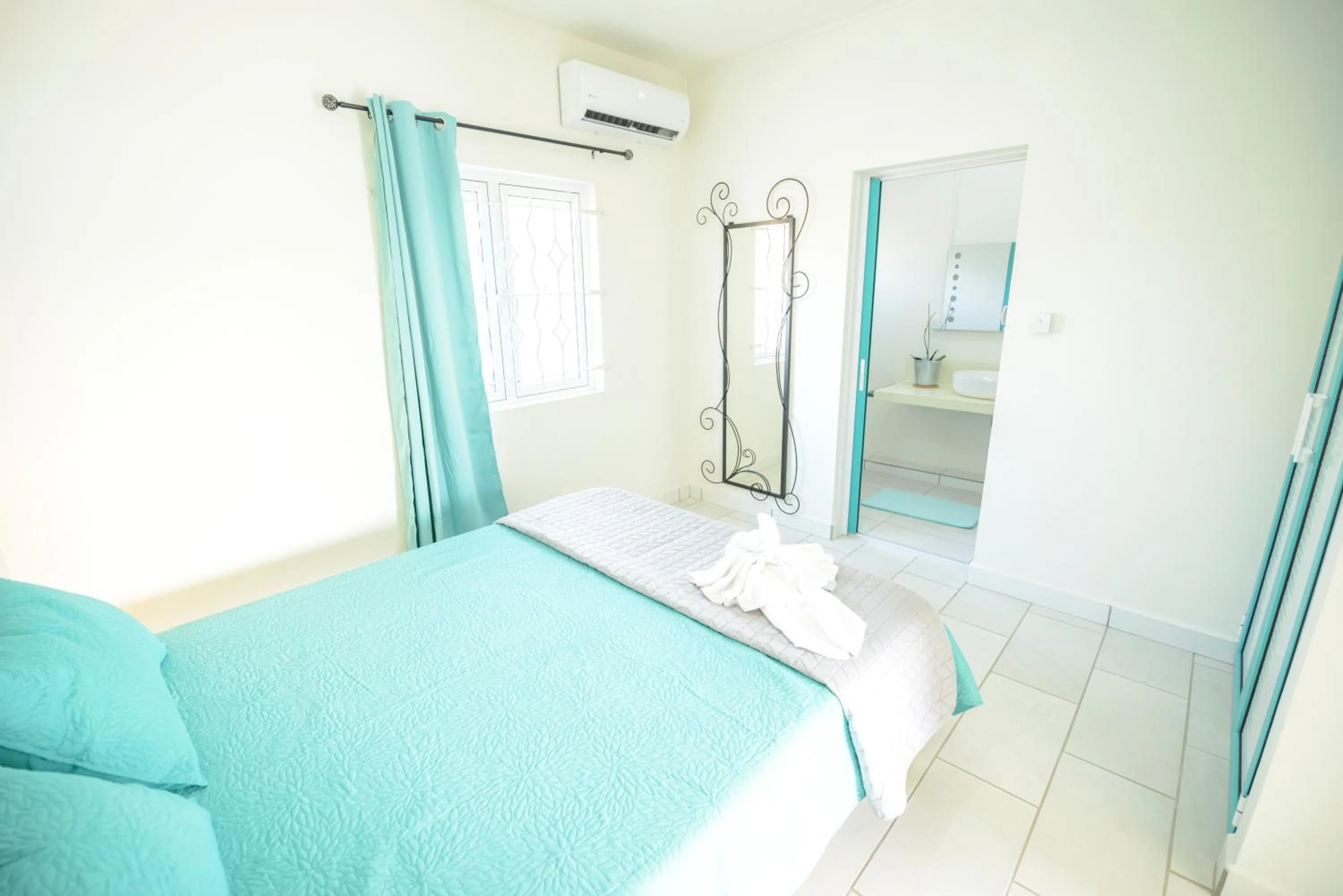 Bed in Abiki Mauritius with Tourism Authority Permit