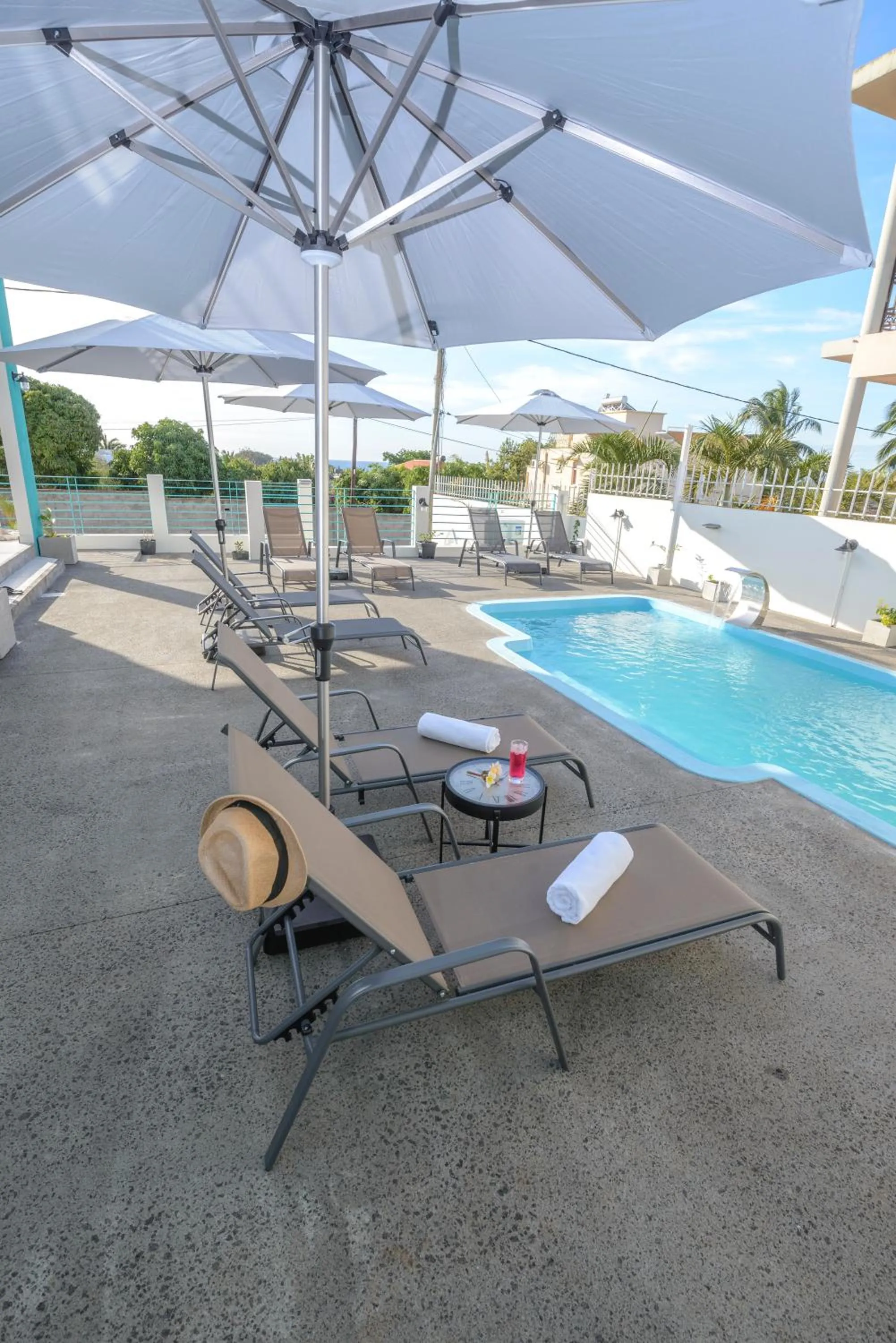 Patio in Abiki Mauritius with Tourism Authority Permit