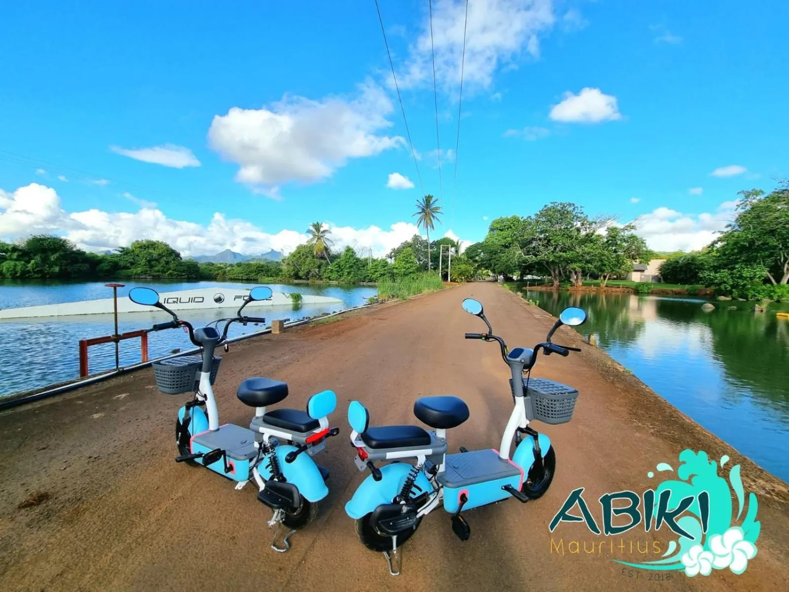 Cycling in Abiki Mauritius with Tourism Authority Permit