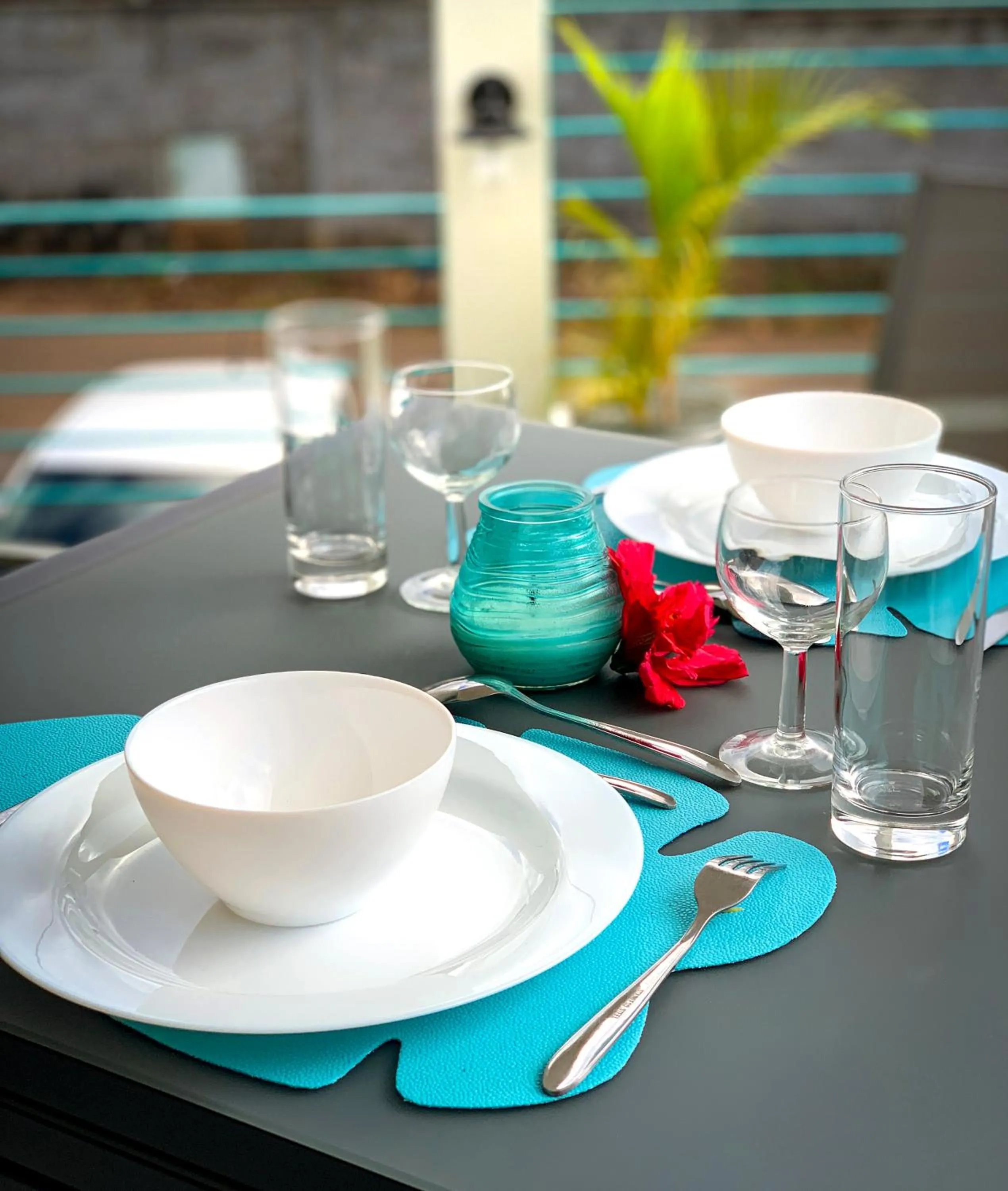 Balcony/Terrace in Abiki Mauritius with Tourism Authority Permit