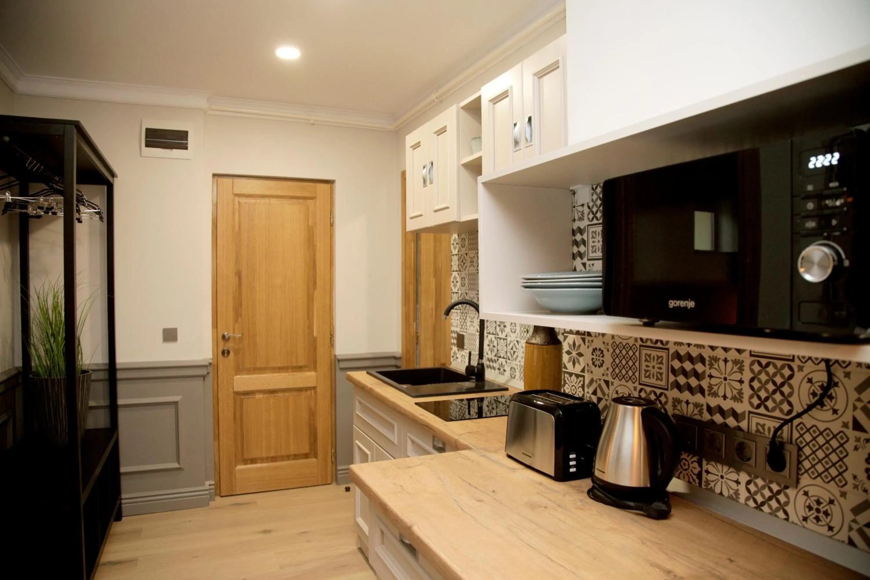 Kitchen or kitchenette in Central Boutique Apartments