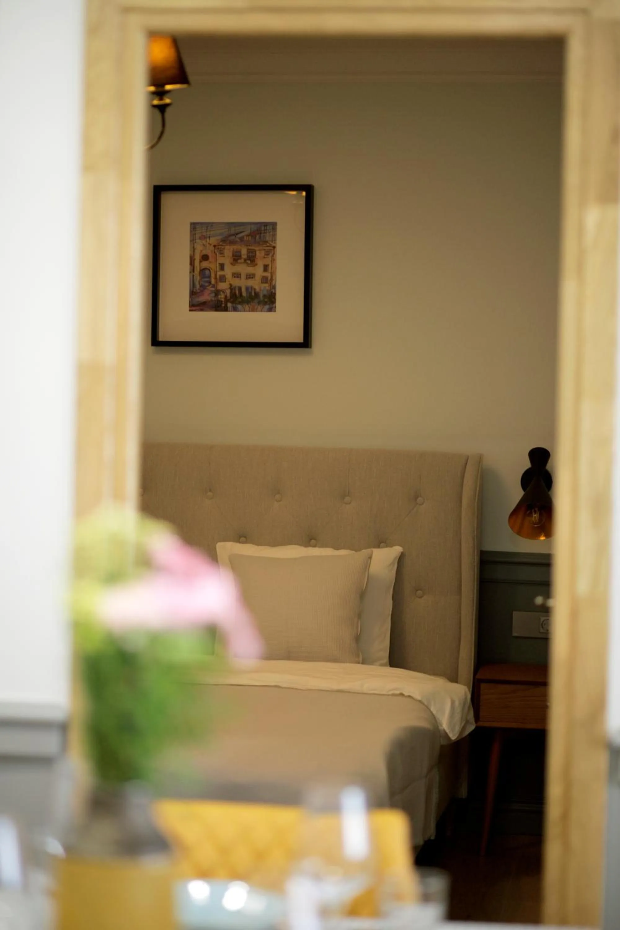Bed in Central Boutique Apartments