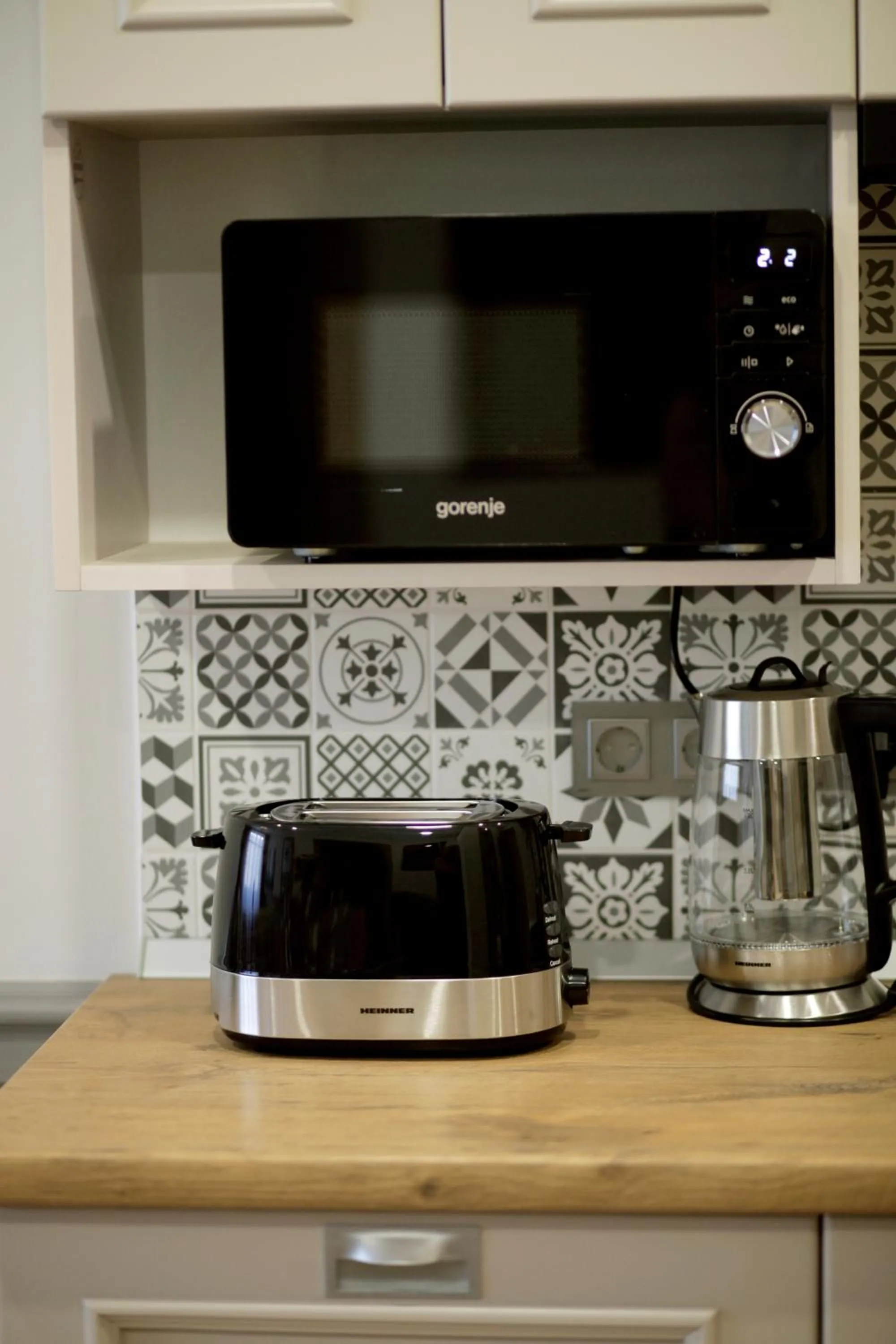 Kitchen or kitchenette in Central Boutique Apartments