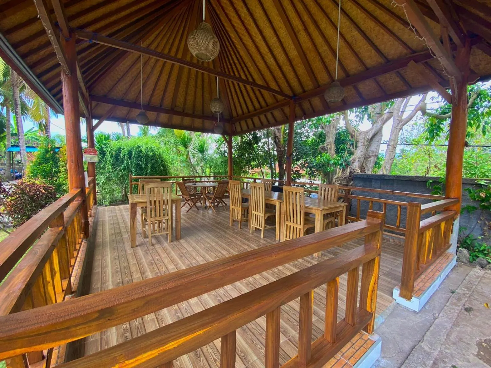 Patio in Surya Maha Bungallo