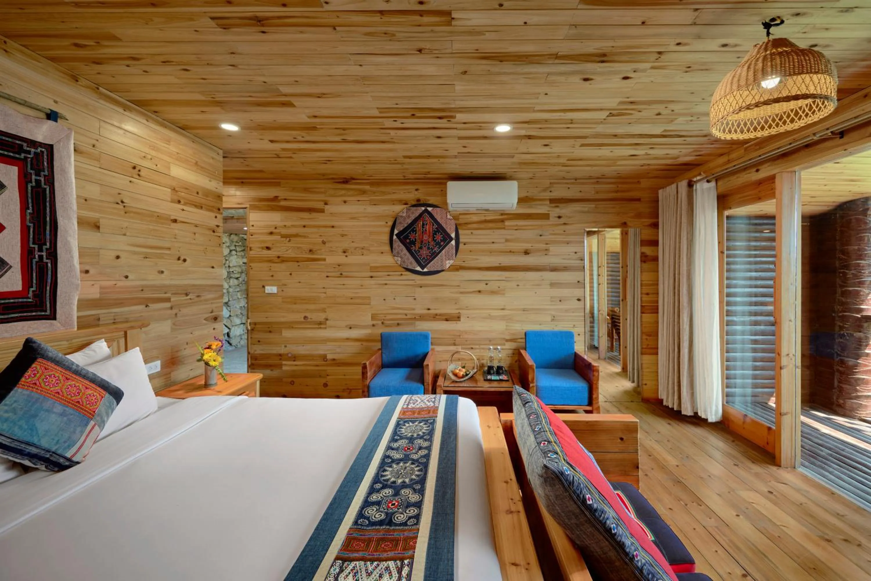 Living room in Laxsik Ecolodge