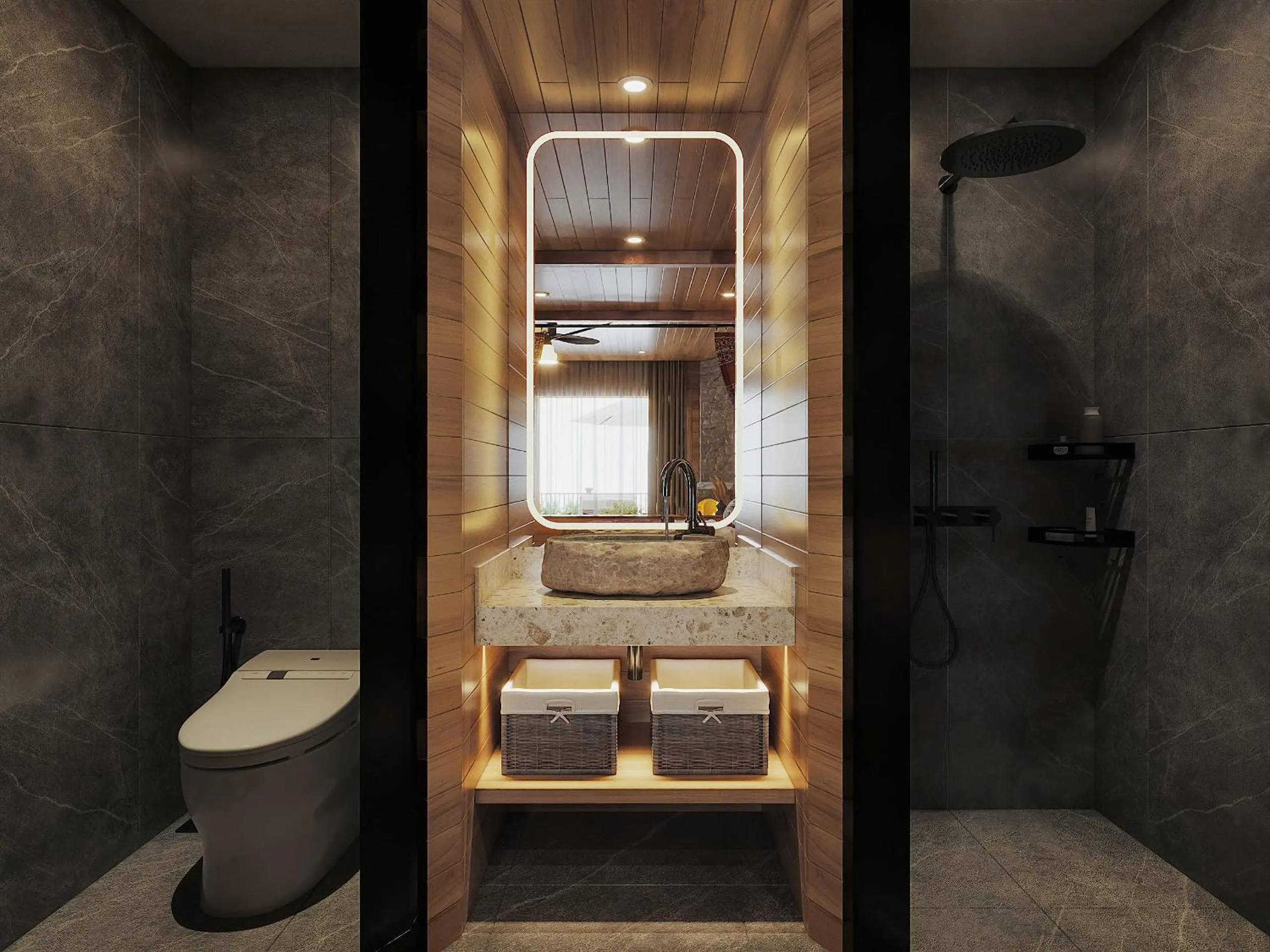 Shower in Laxsik Ecolodge