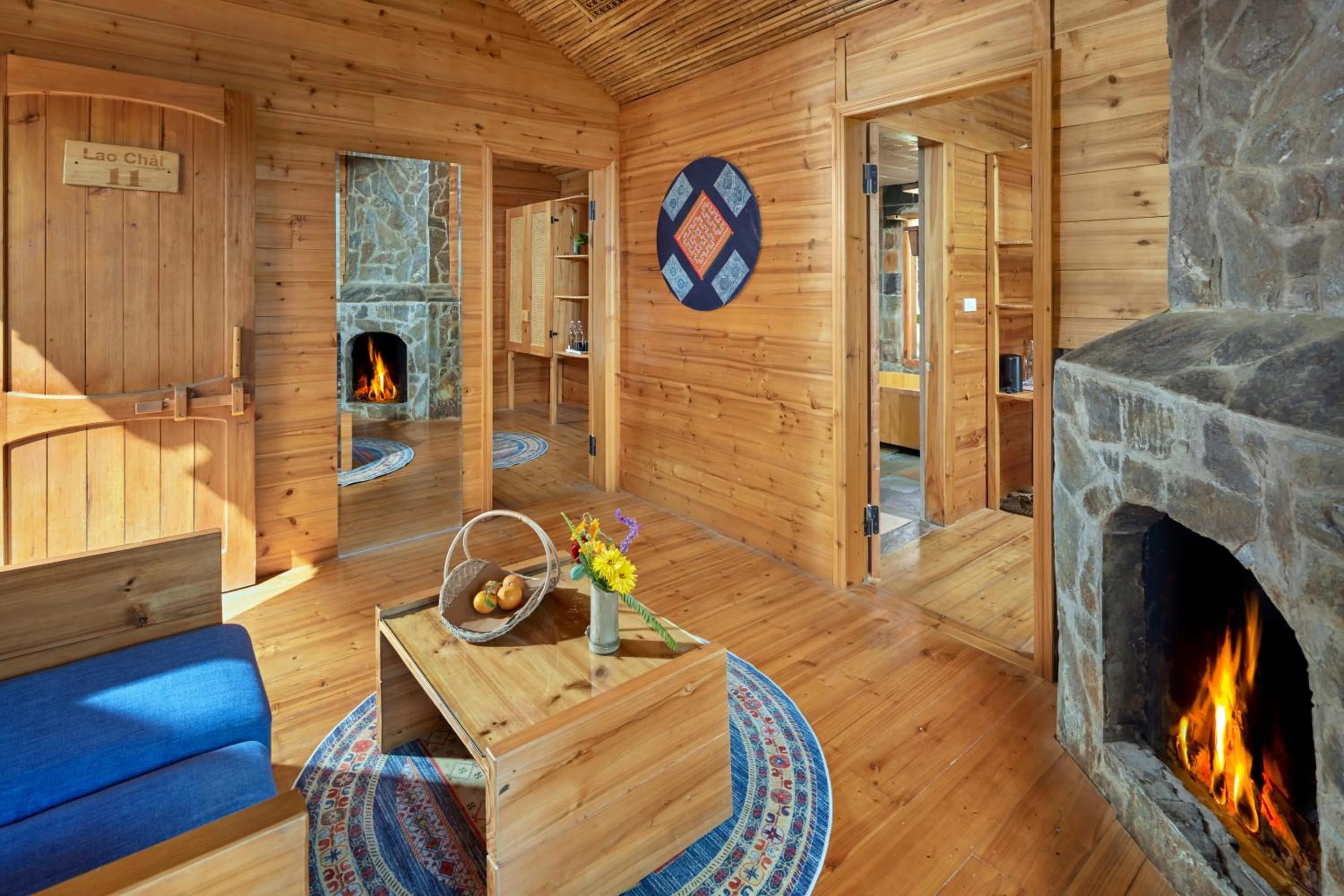 Living room in Laxsik Ecolodge