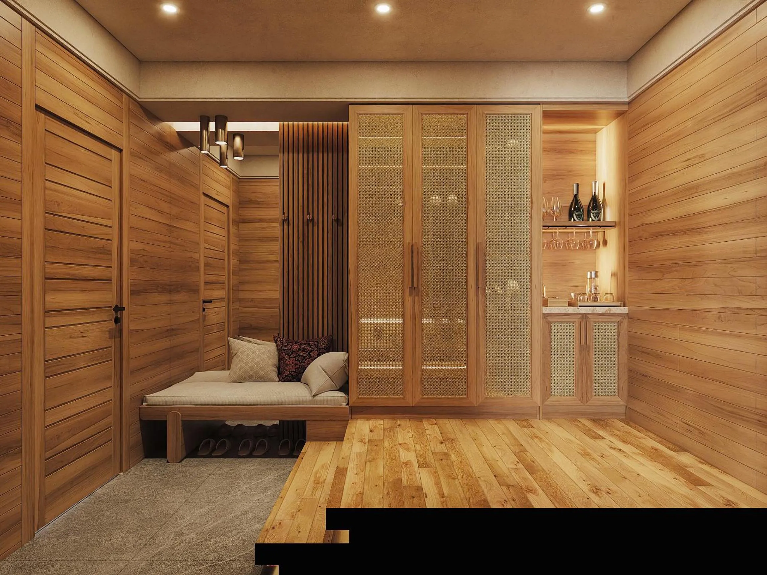 wardrobe in Laxsik Ecolodge