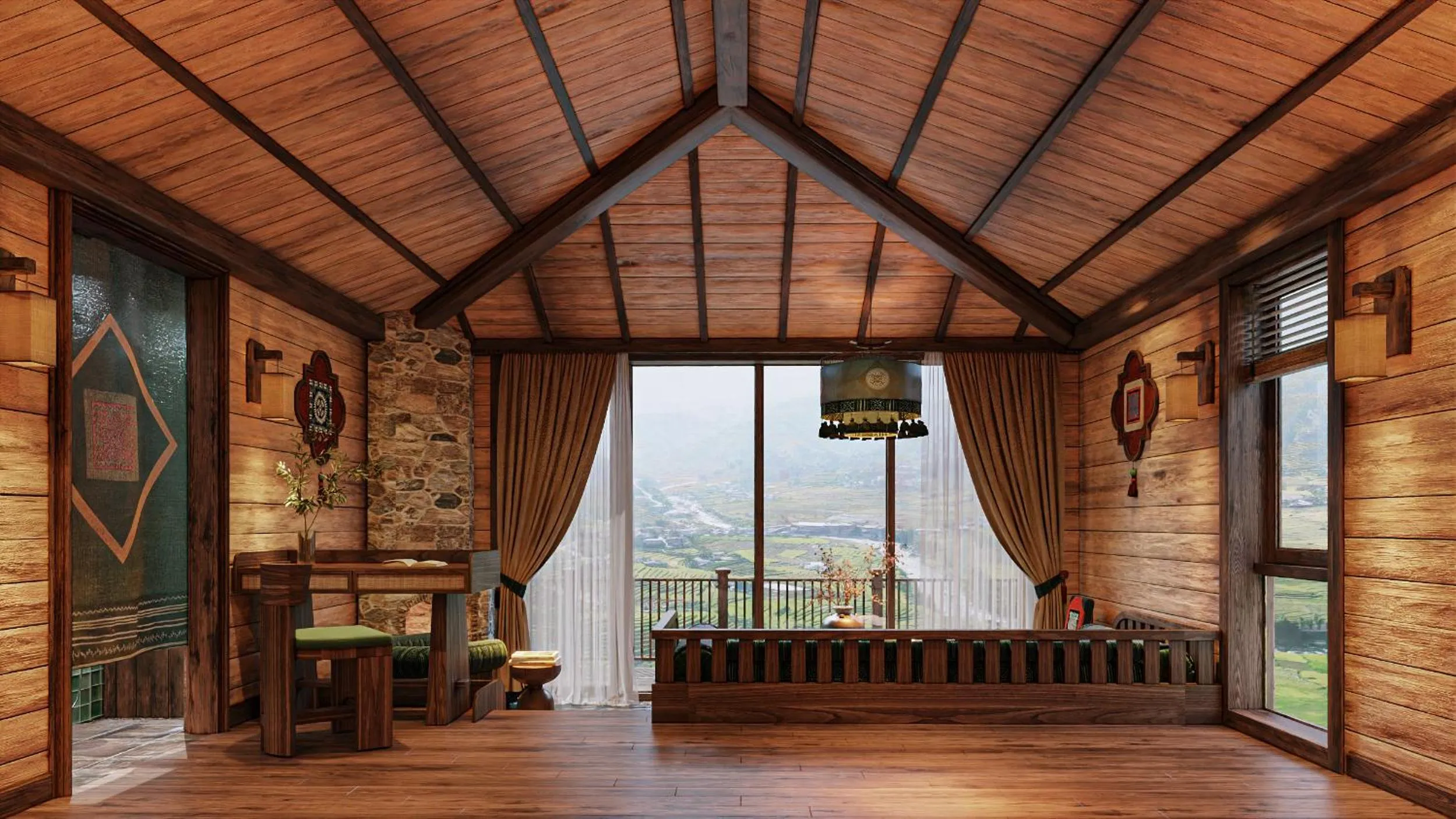 Natural landscape in Laxsik Ecolodge