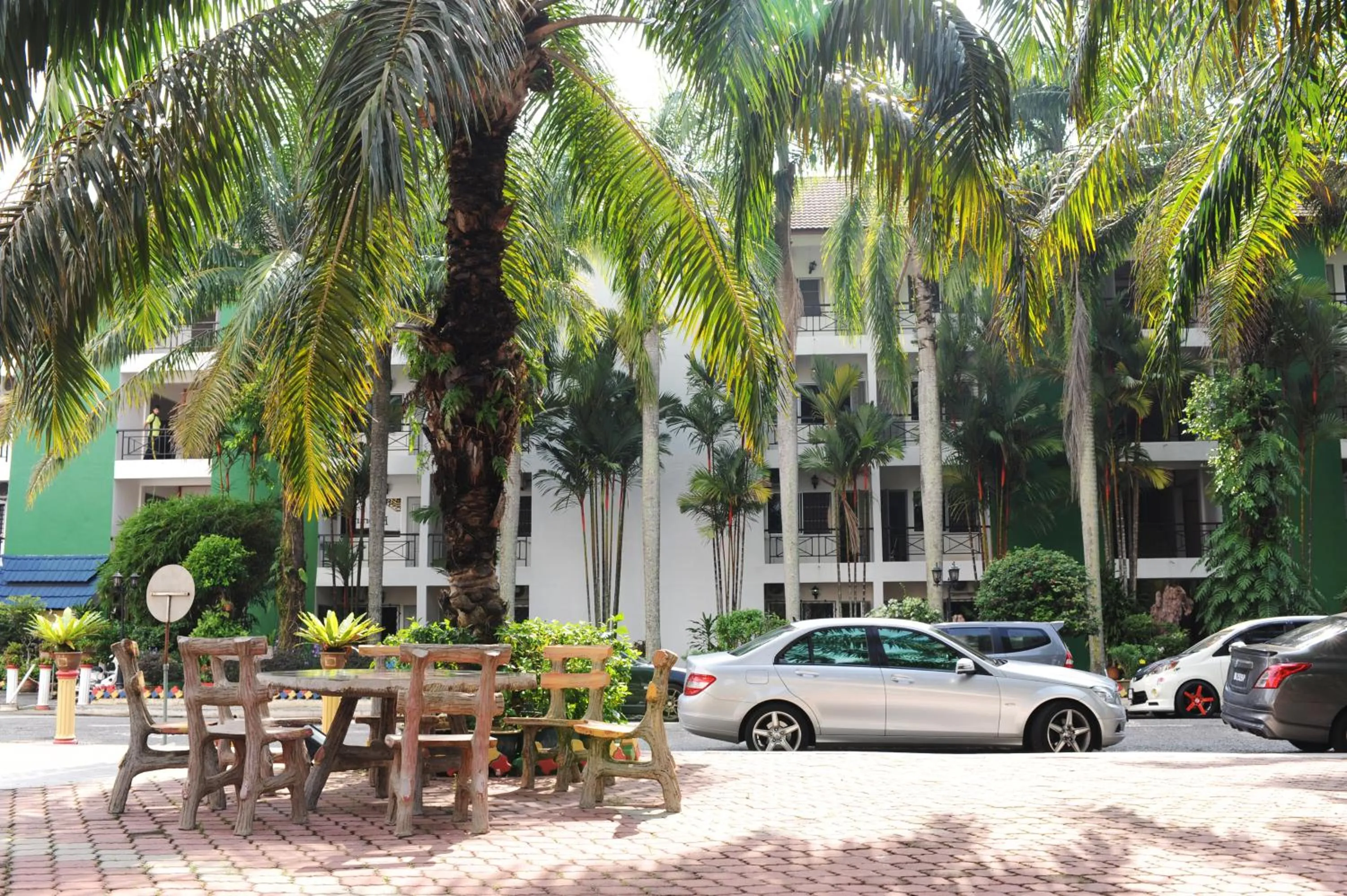 Garden in Hotel Green Park