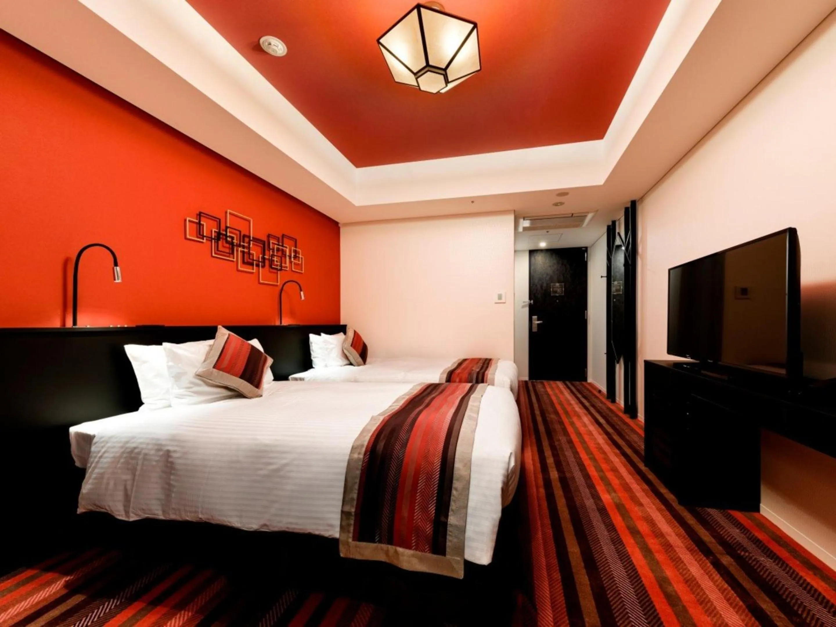 Bed in Hotel Dans Le Coeur Osaka Umeda