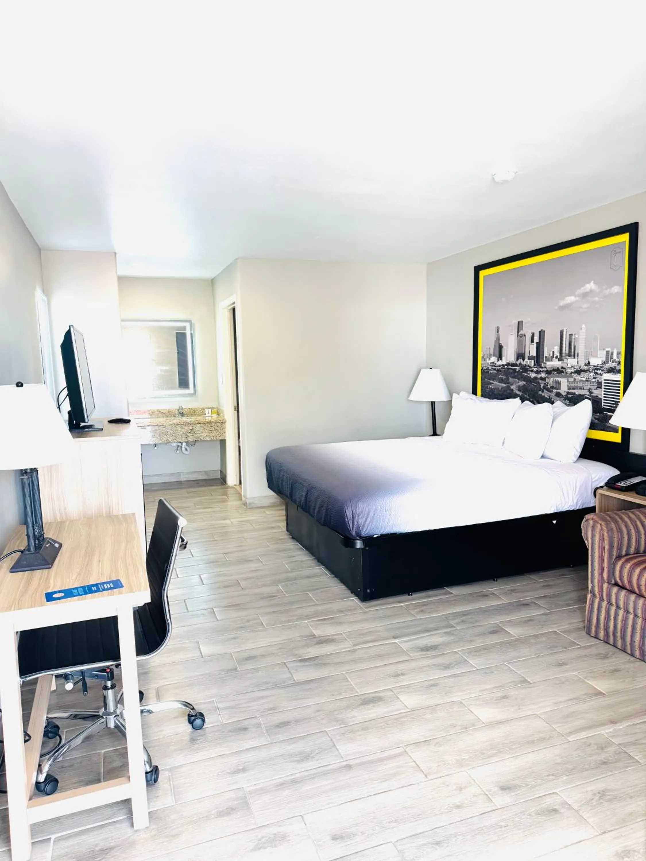 Bed in Super 8 by Wyndham Corpus Christi