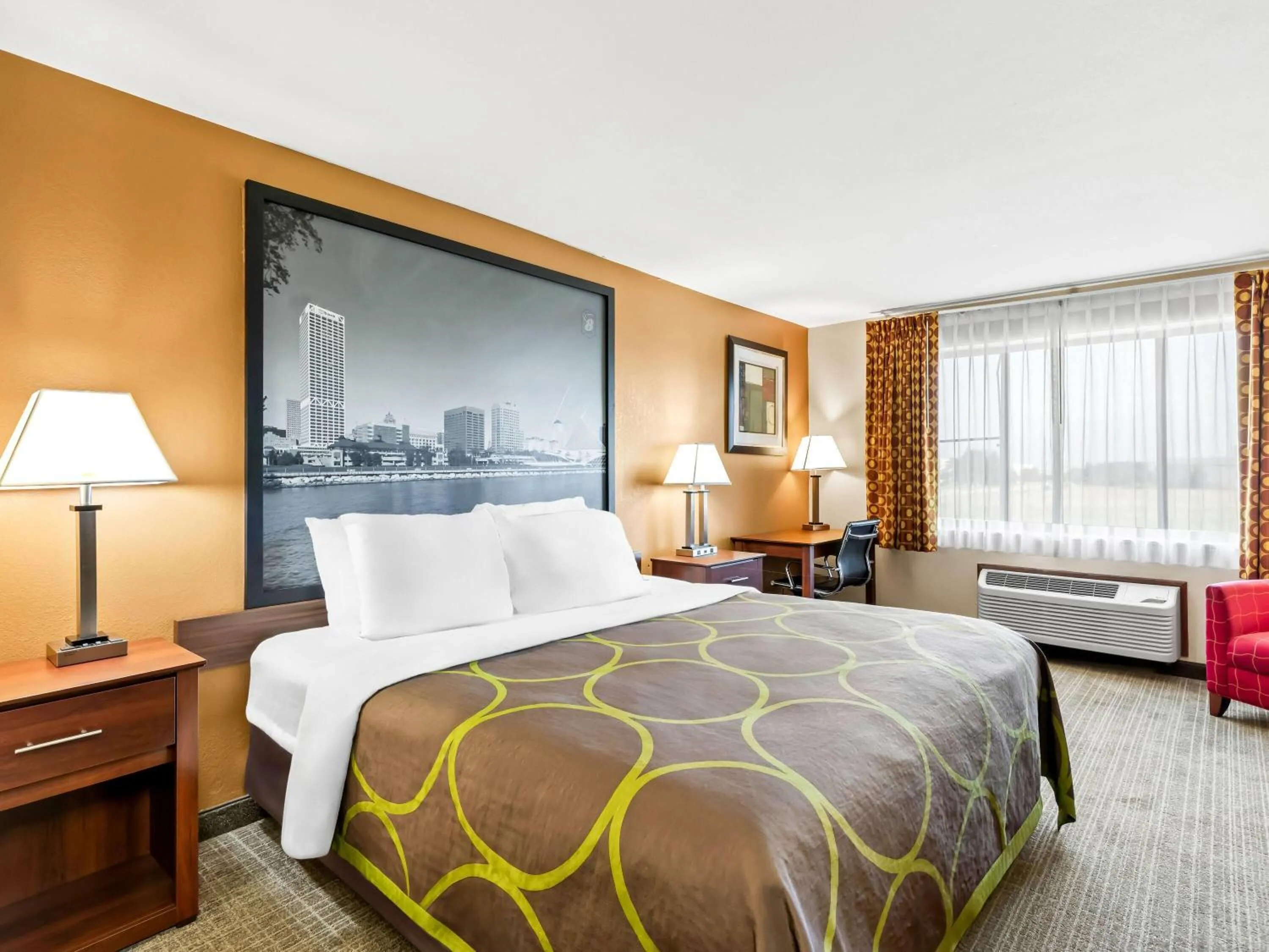 Bed in Super 8 by Wyndham Sturtevant Racine