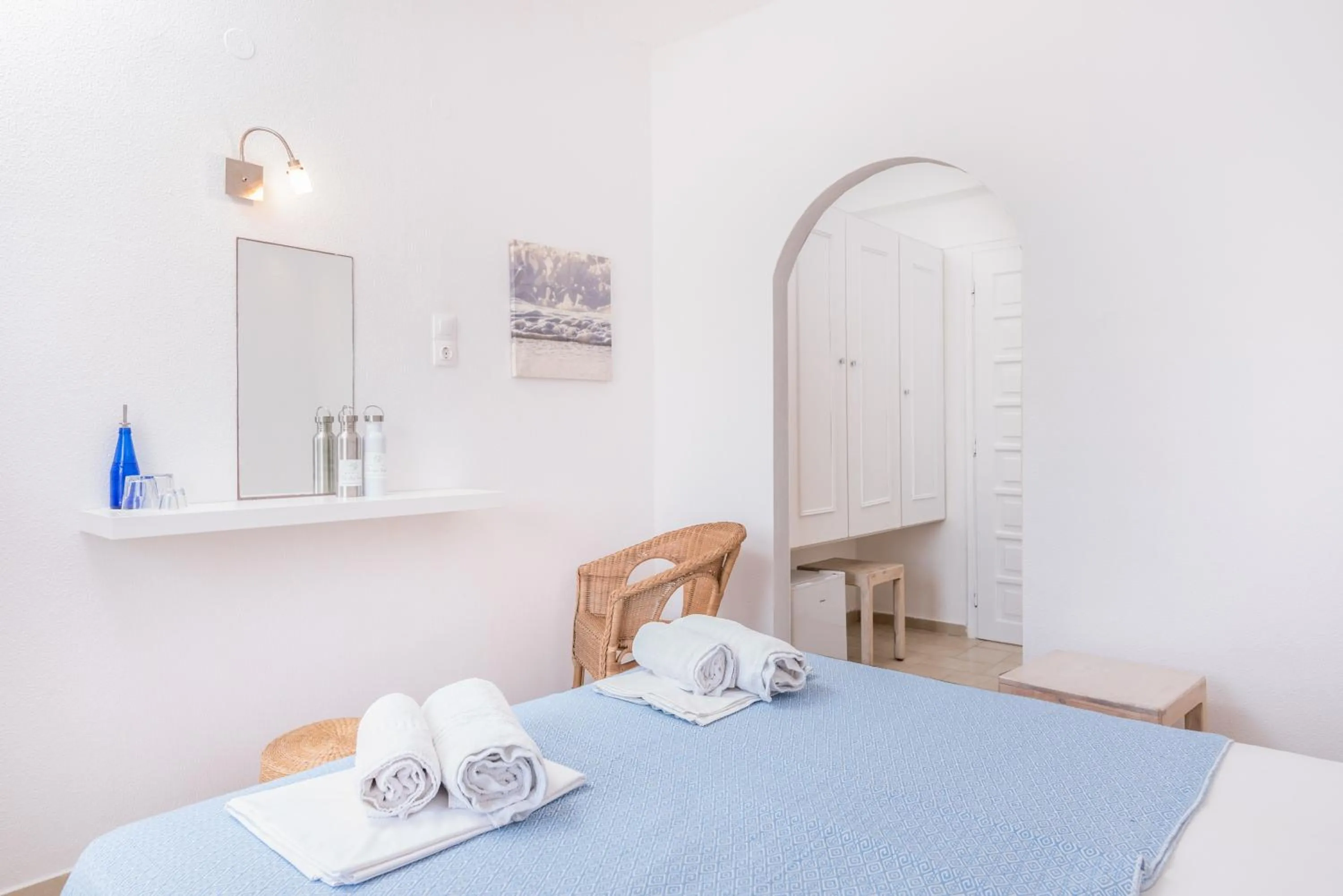 Bed in Die Zwei Brüder Art & Suites