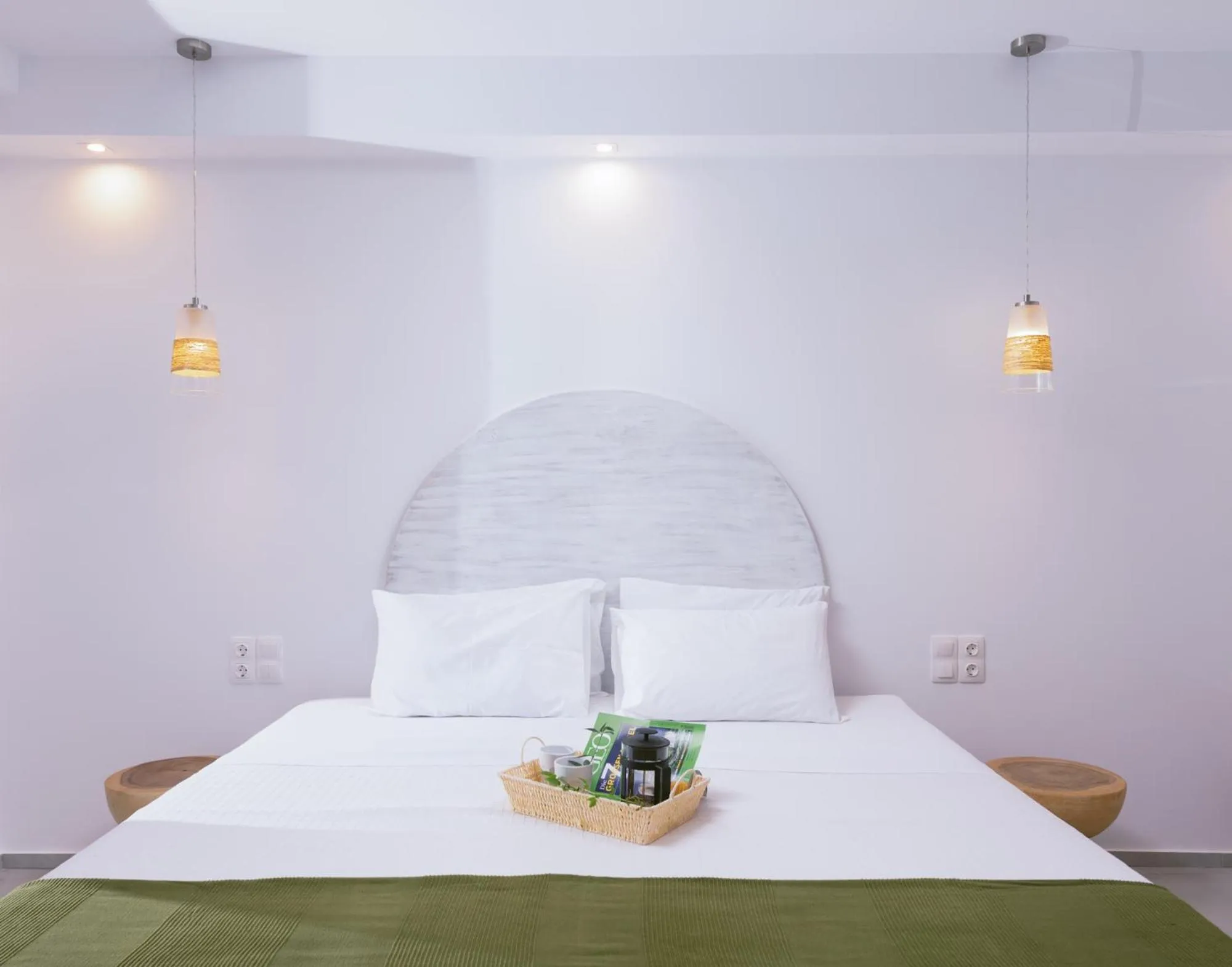 Bed in Die Zwei Brüder Art & Suites