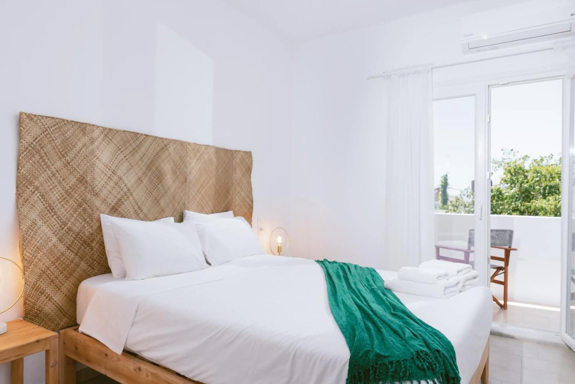 Bed in Die Zwei Brüder Art & Suites