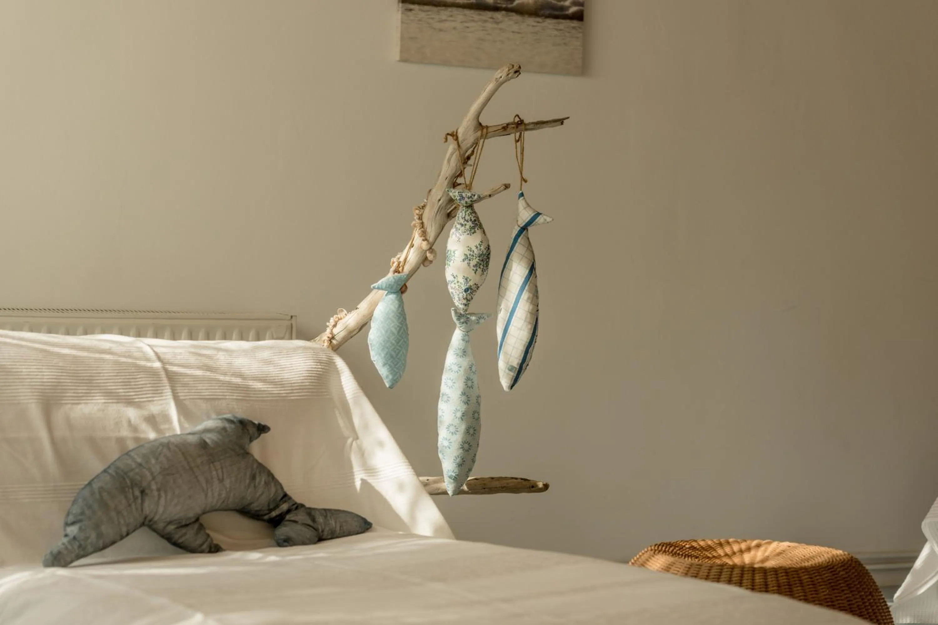 Bed in Die Zwei Brüder Art & Suites