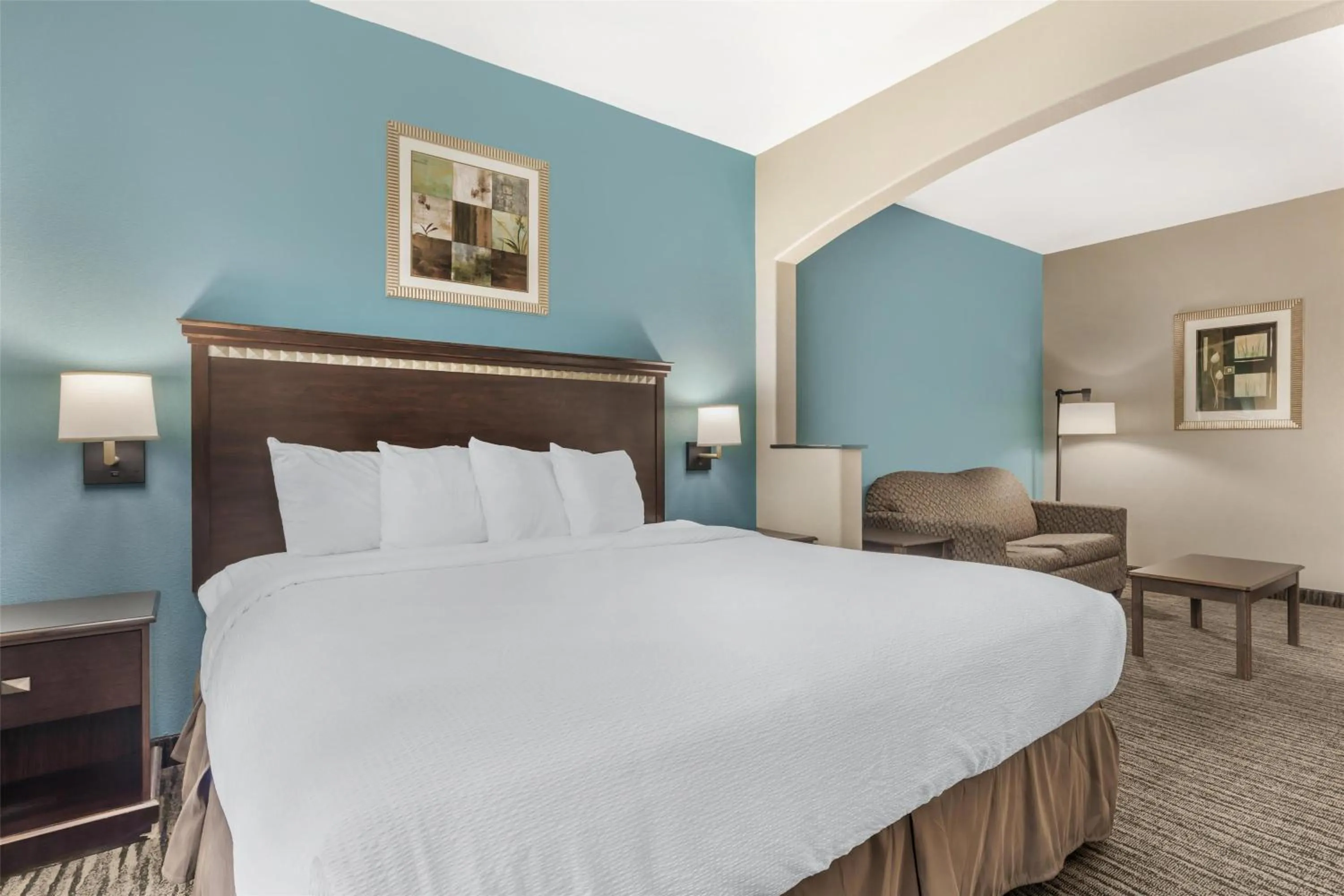 Photo of the whole room, Bed in Best Western Mineola Inn