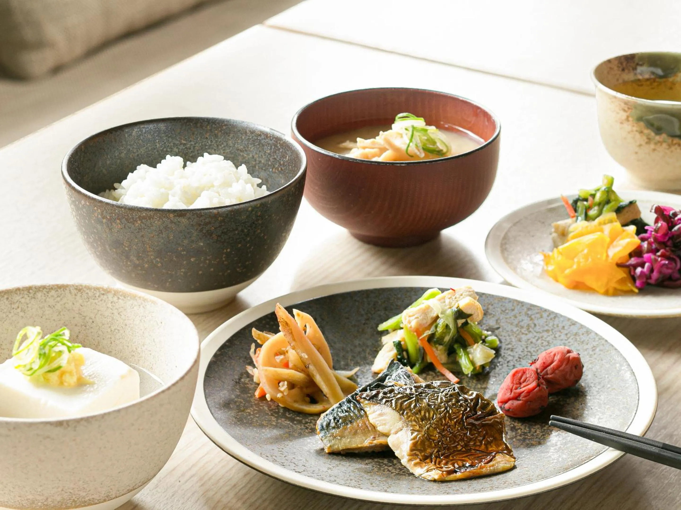 Breakfast in ORIENTAL HOTEL KYOTO ROKUJO