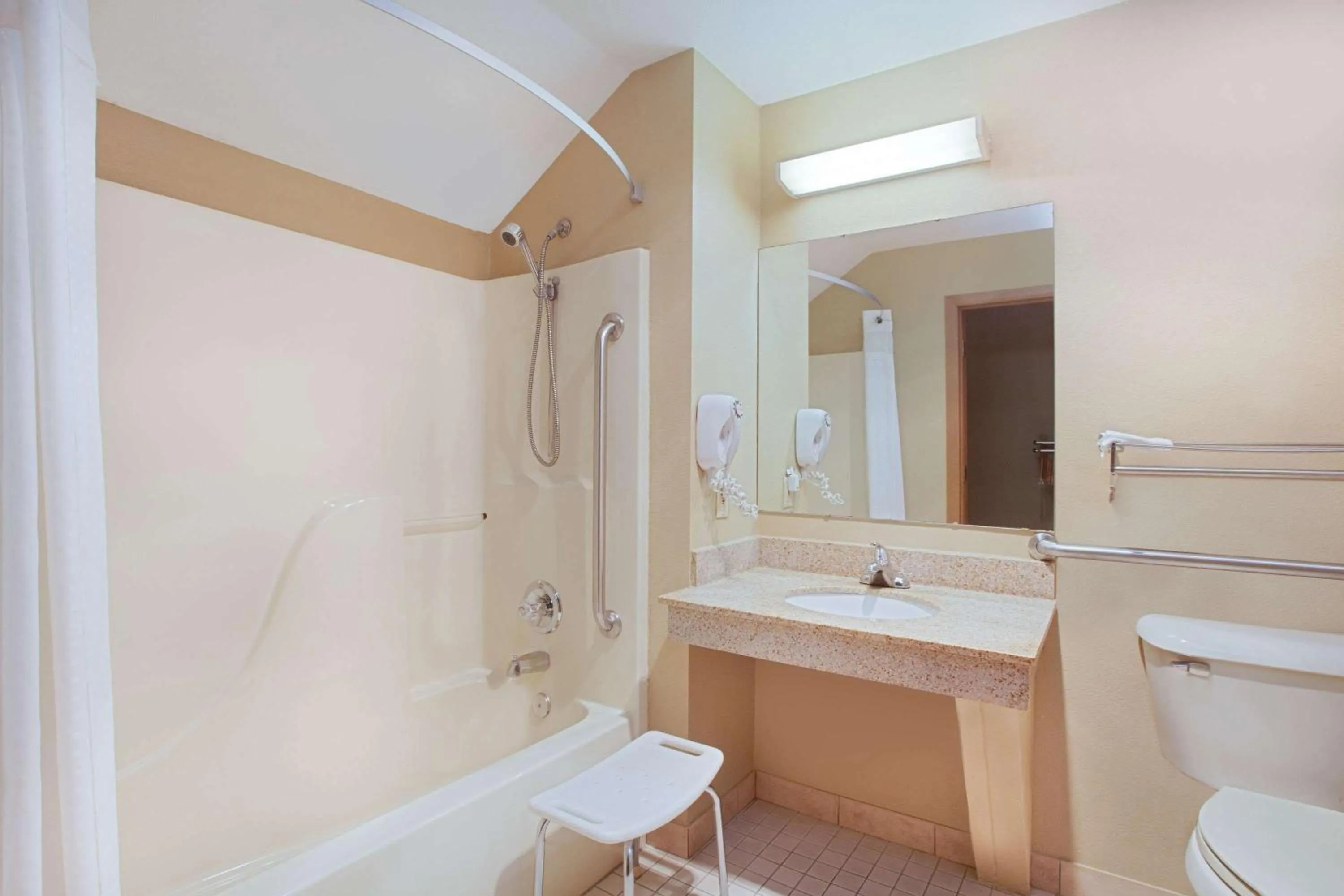 Bathroom in Super 8 by Wyndham Defiance