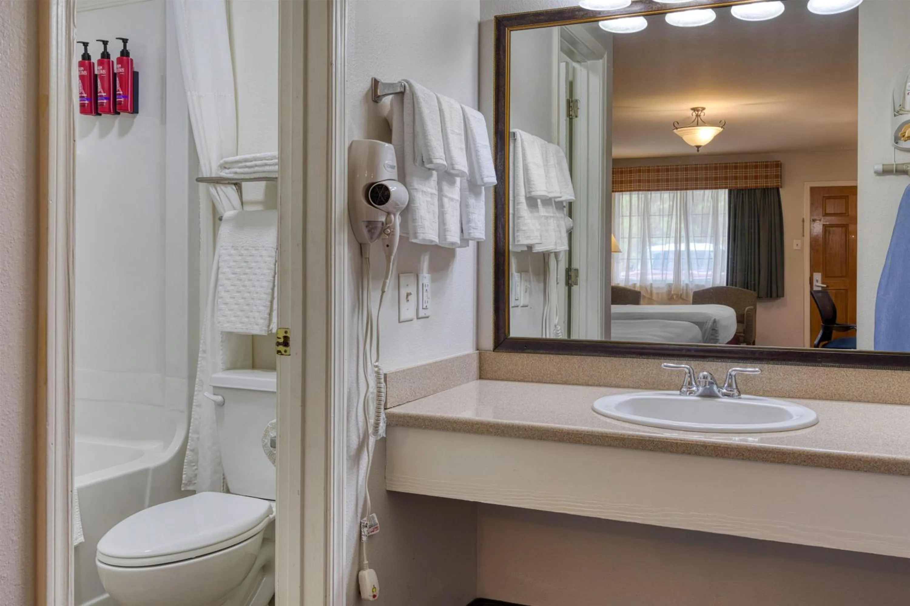 Bathroom in SureStay Hotel by Best Western Leesville
