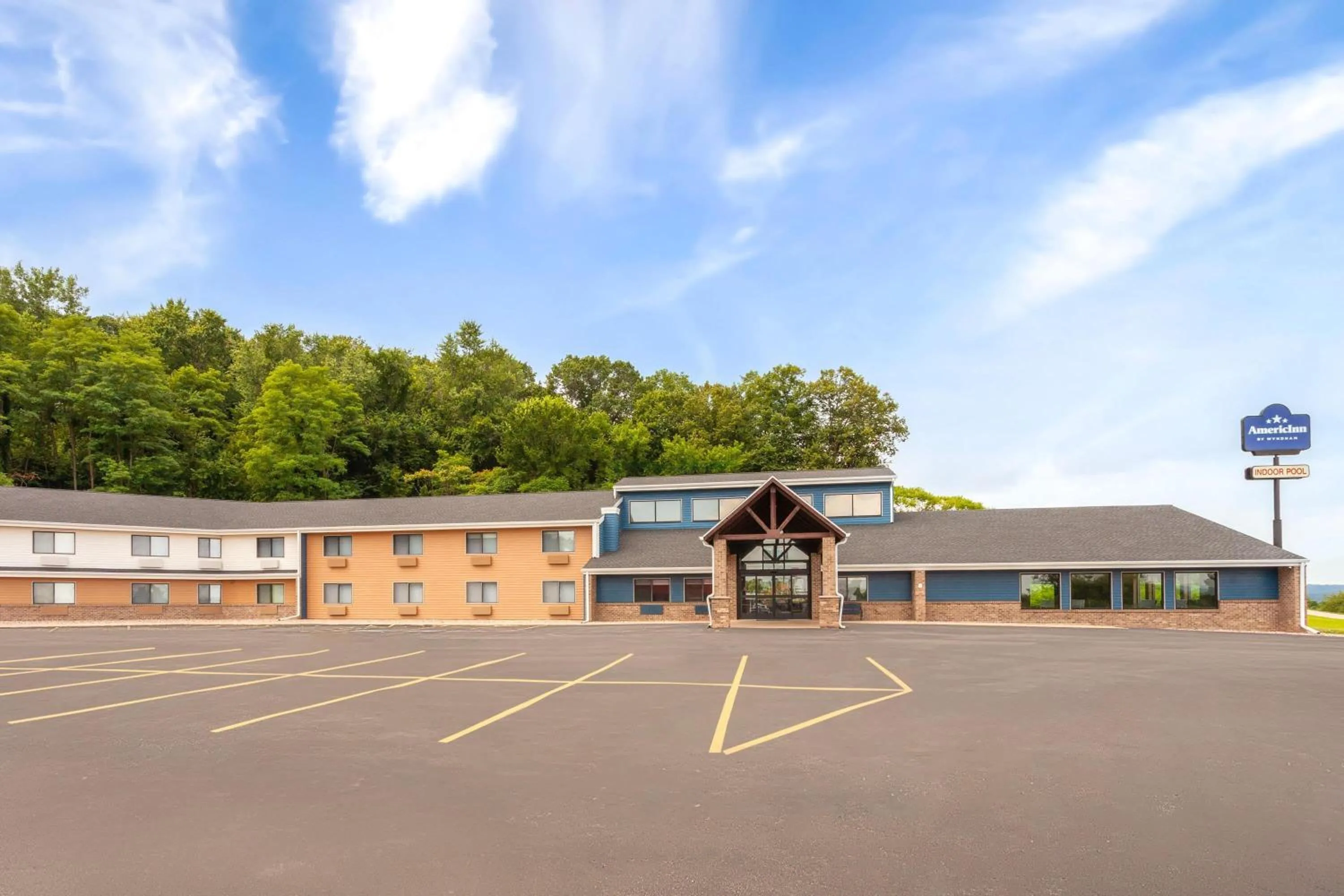 Property building in AmericInn by Wyndham West Salem