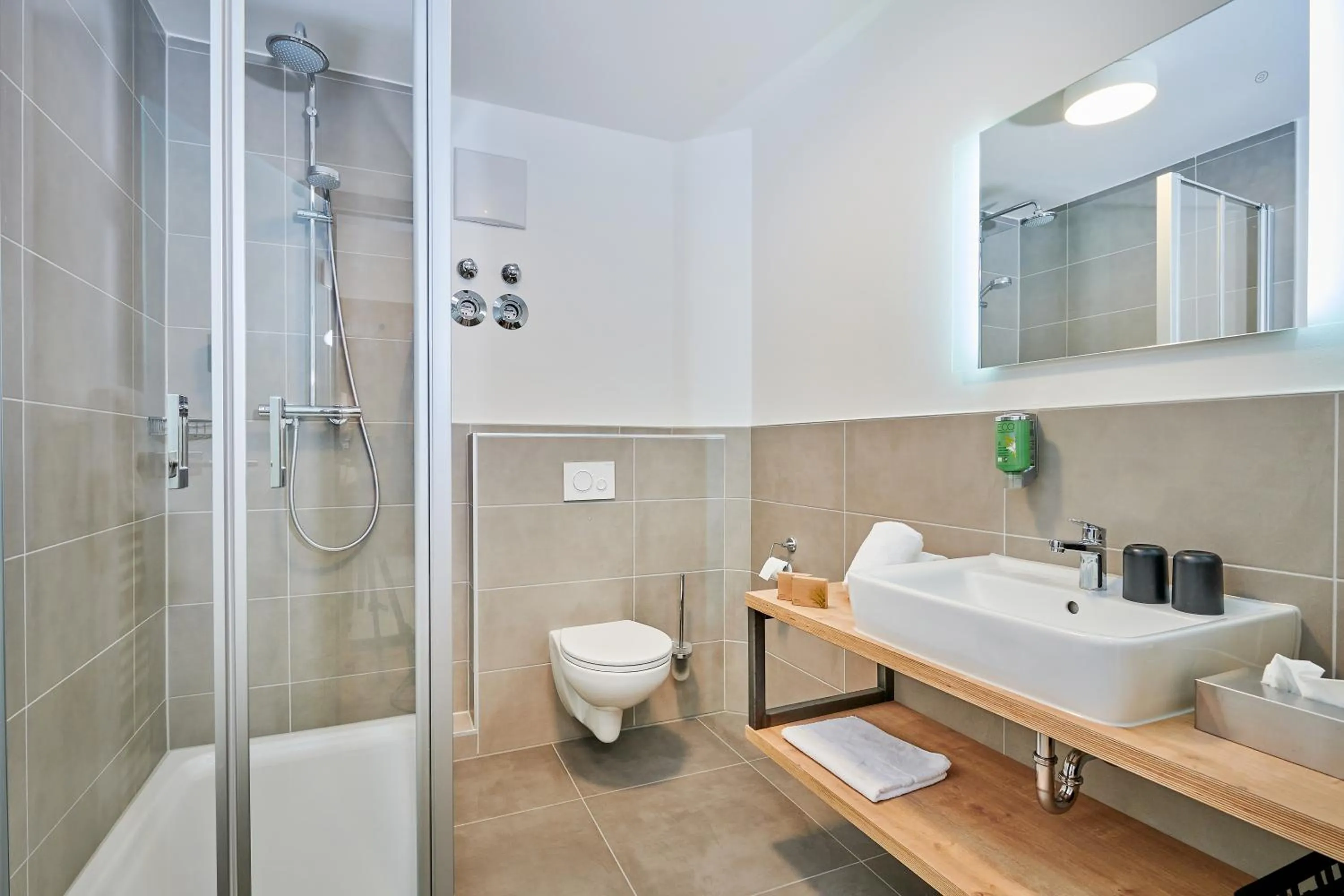 Bathroom in Hotel & Restaurant Herzstück Waldkirchen