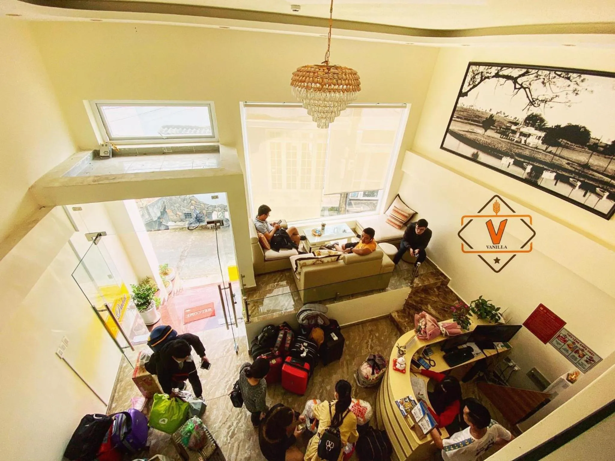 Facade/entrance in Vanilla Dalat Hotel