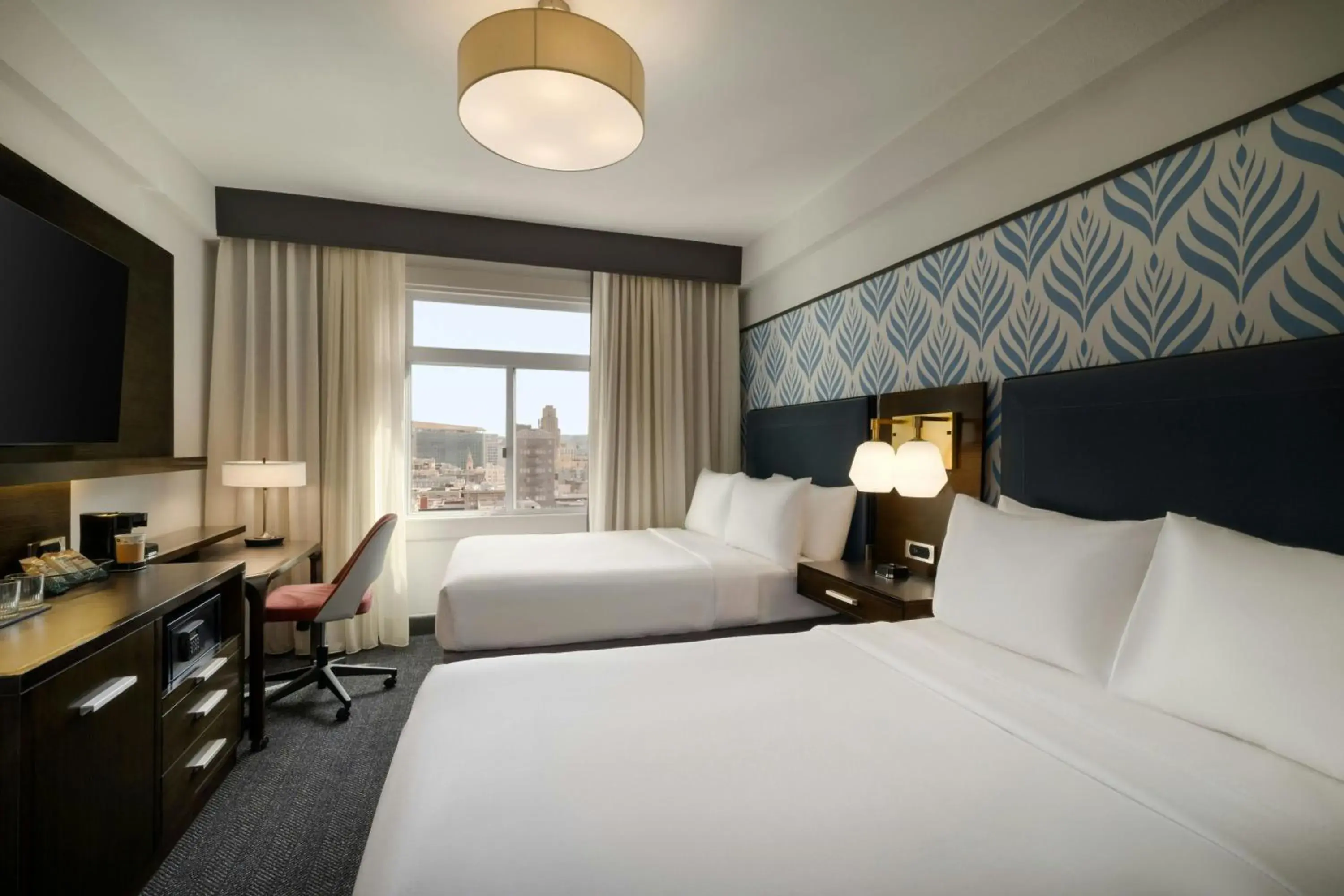 Double Room with Two Double Beds in Courtyard by Marriott San Francisco Union Square Double Room with Two Double Beds in Courtyard by Marriott San Francisco Union Square