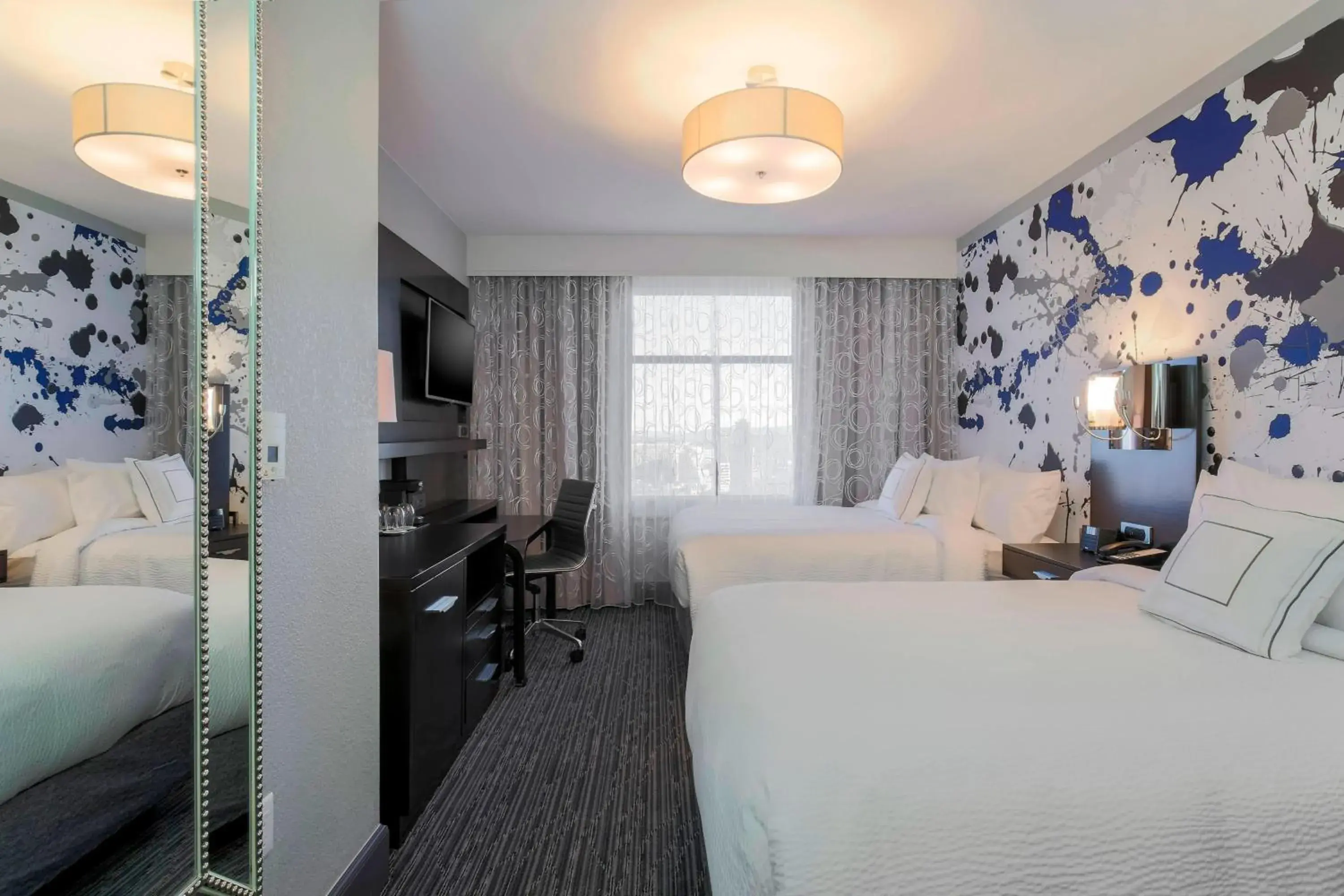 Double Room with Two Double Beds in Courtyard by Marriott San Francisco Union Square Double Room with Two Double Beds in Courtyard by Marriott San Francisco Union Square