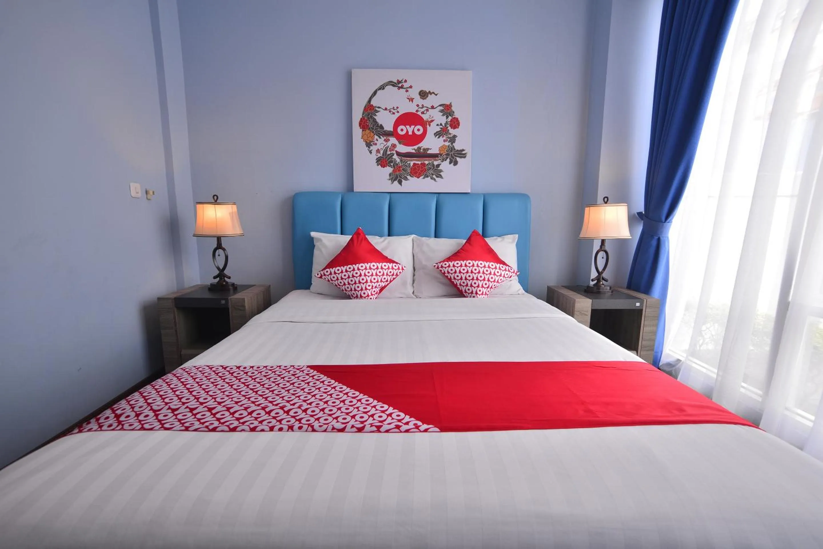 Bedroom, Bed in Hotel O Appartel Cempaka