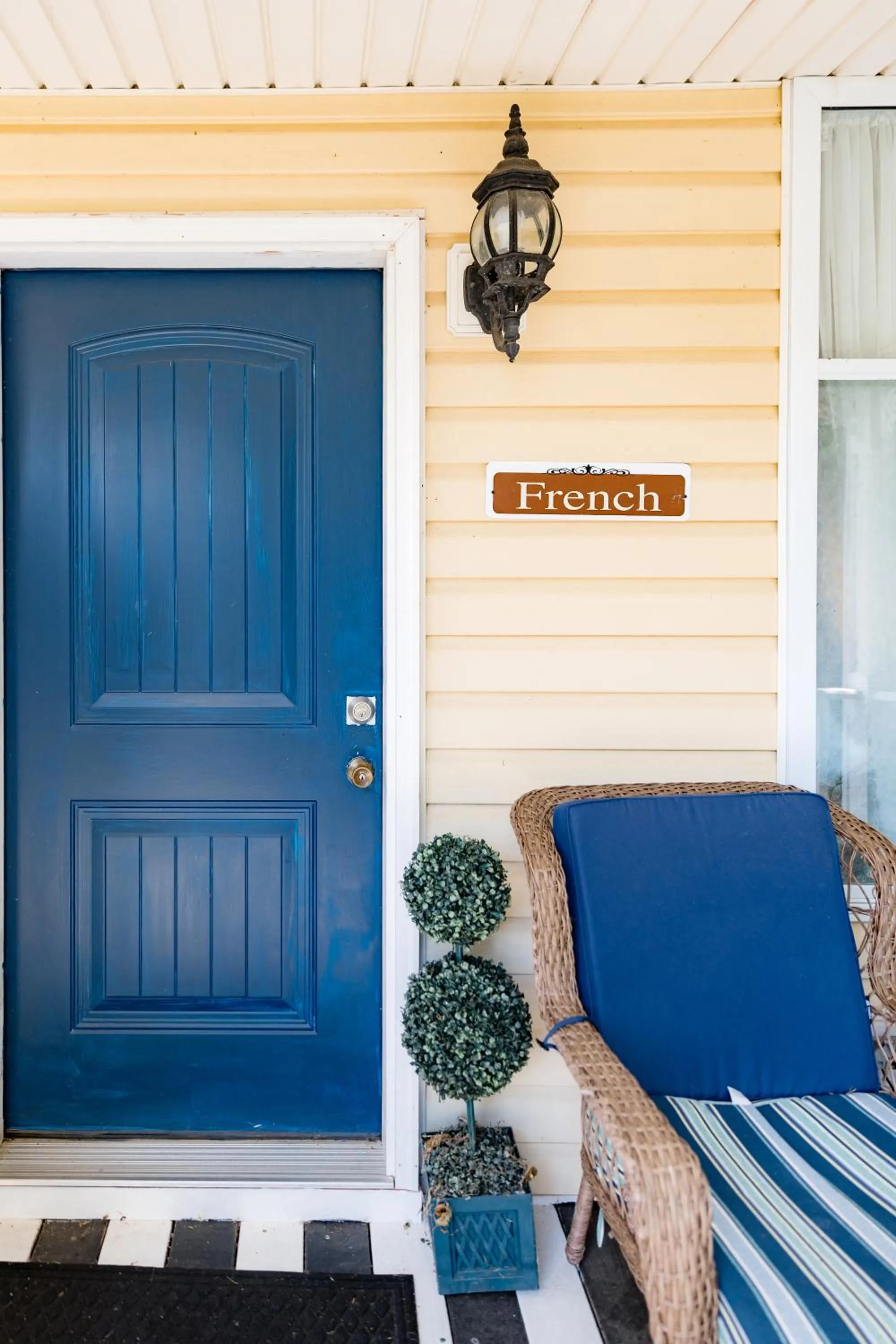 Patio in Montgomery Inn BnB