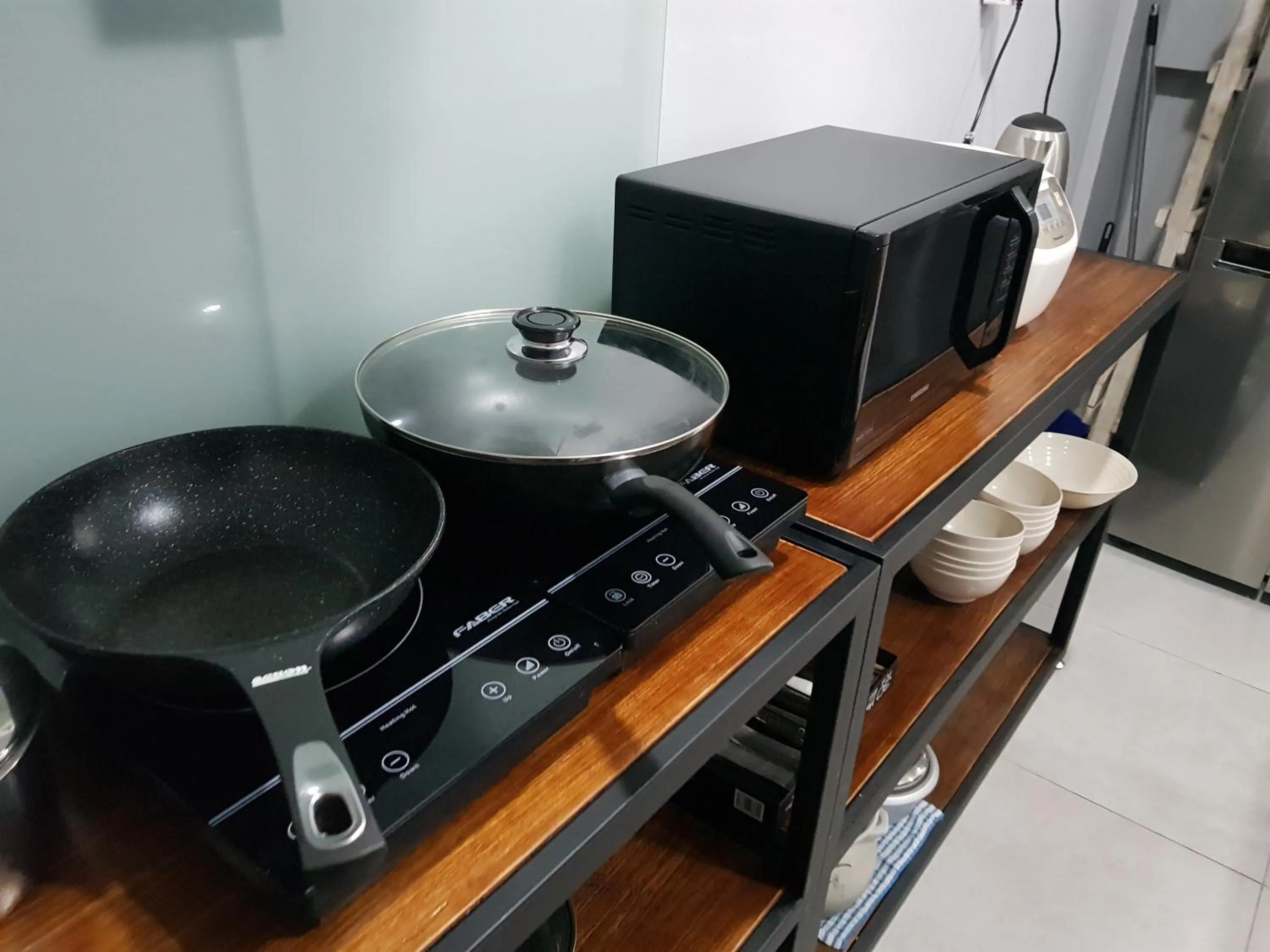 Communal kitchen in Global Residency