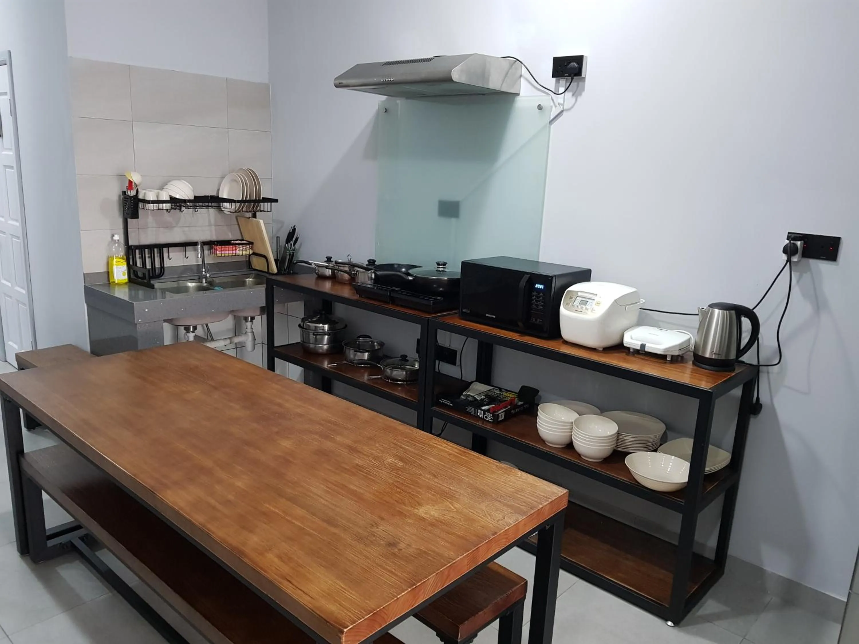 Communal kitchen in Global Residency
