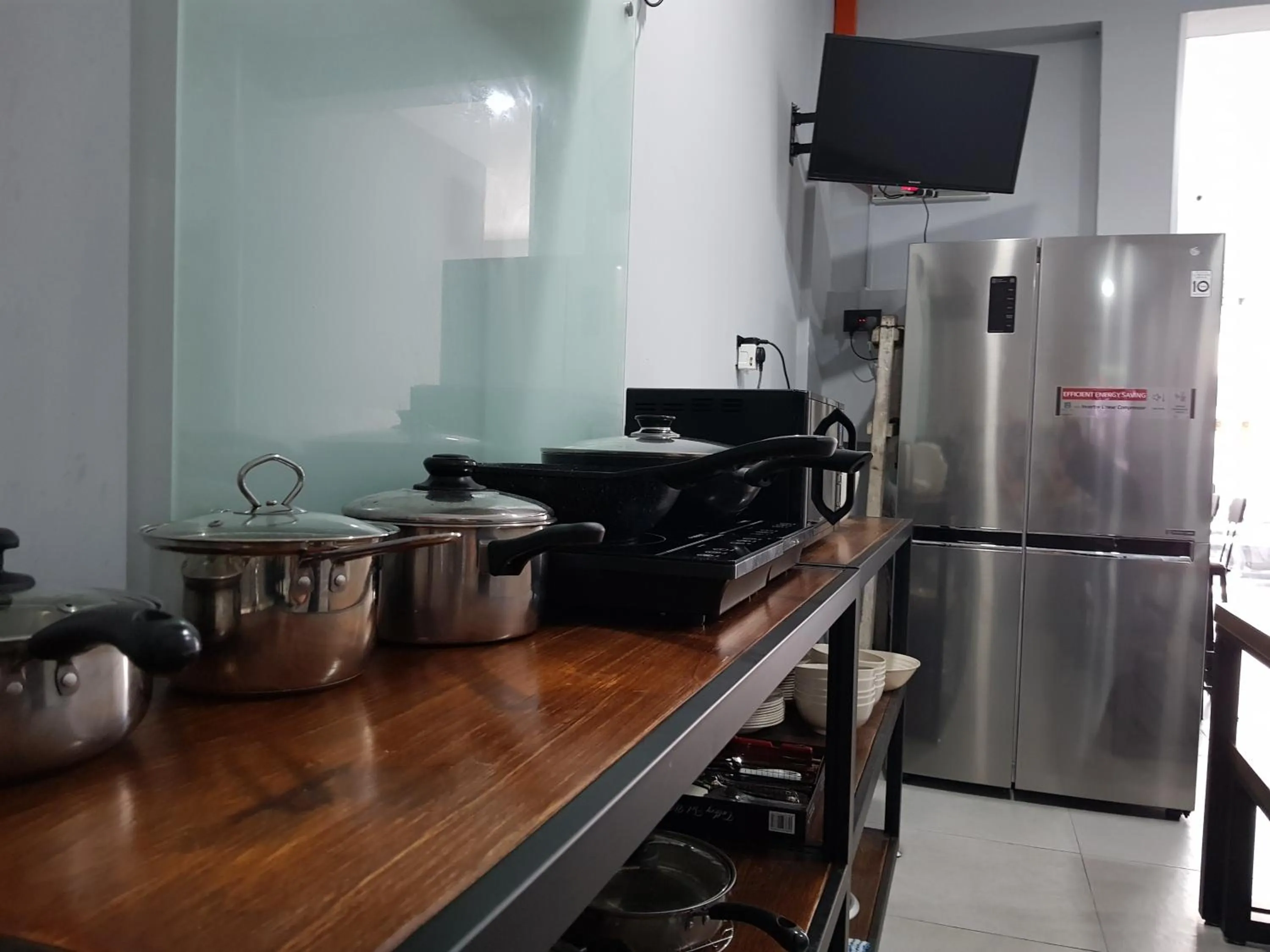 Communal kitchen in Global Residency