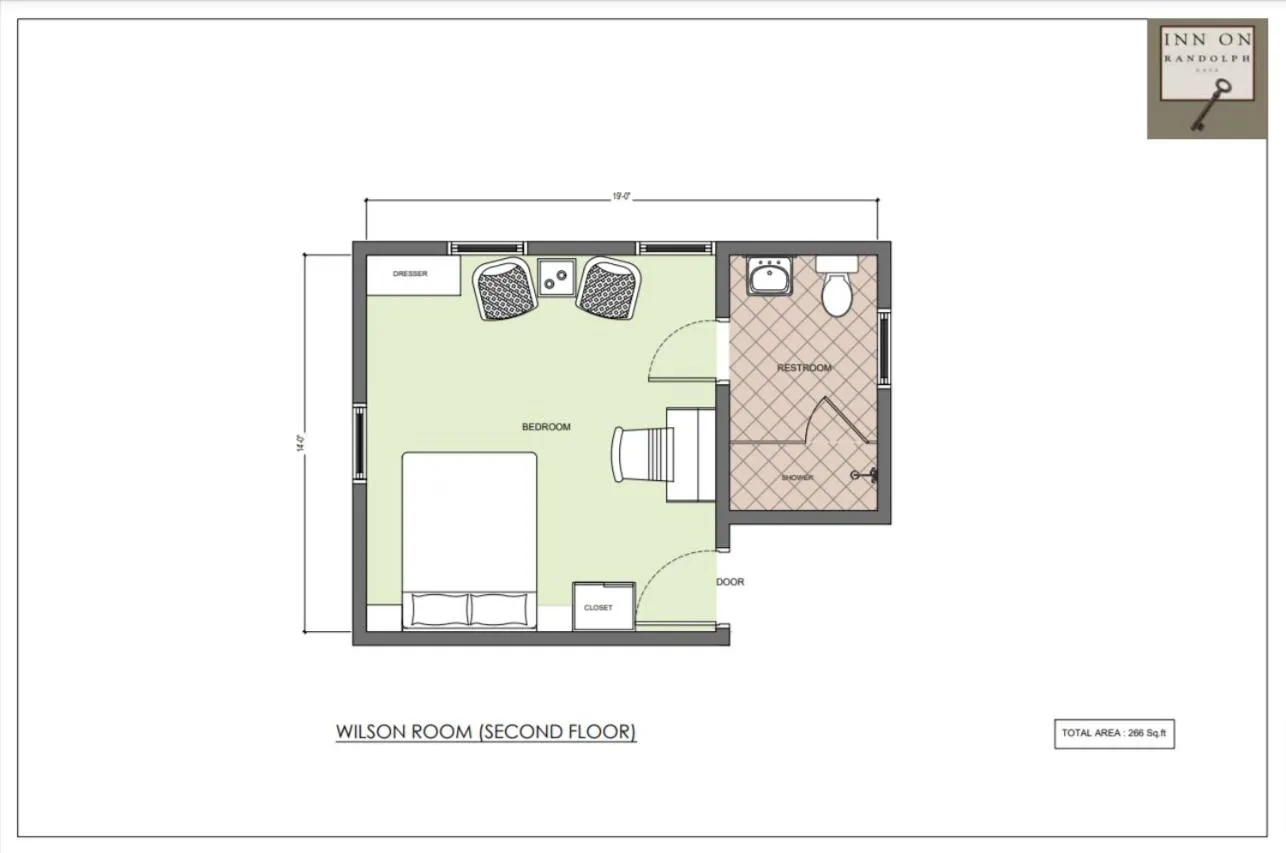 Floor plan in Inn on Randolph