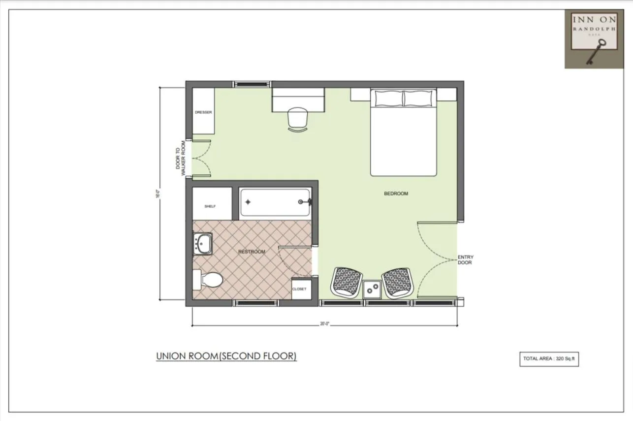 Floor plan in Inn on Randolph