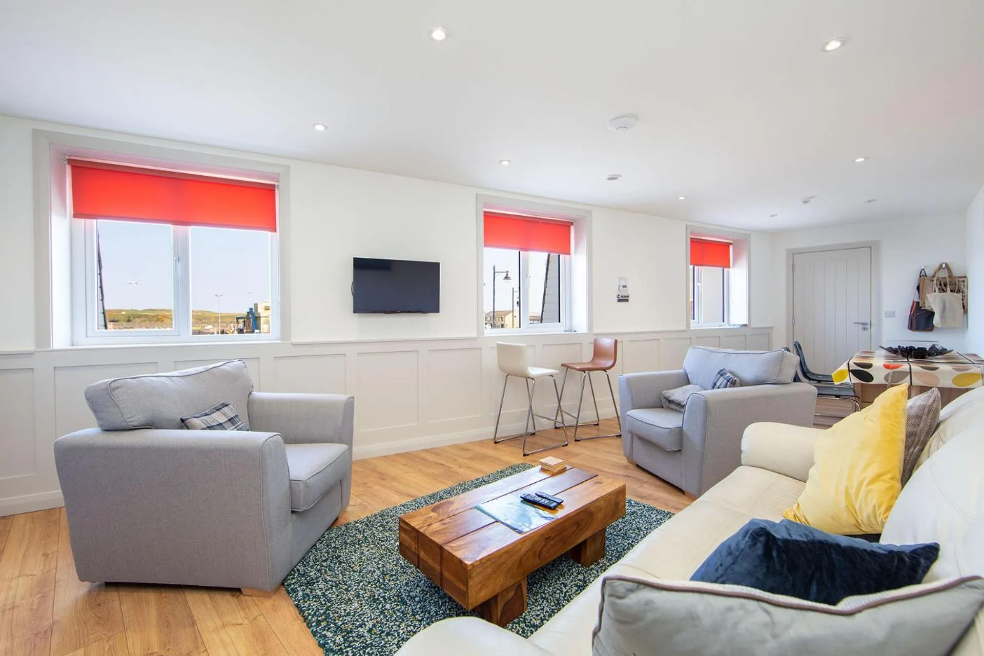 Living room in The Anchor Apartments